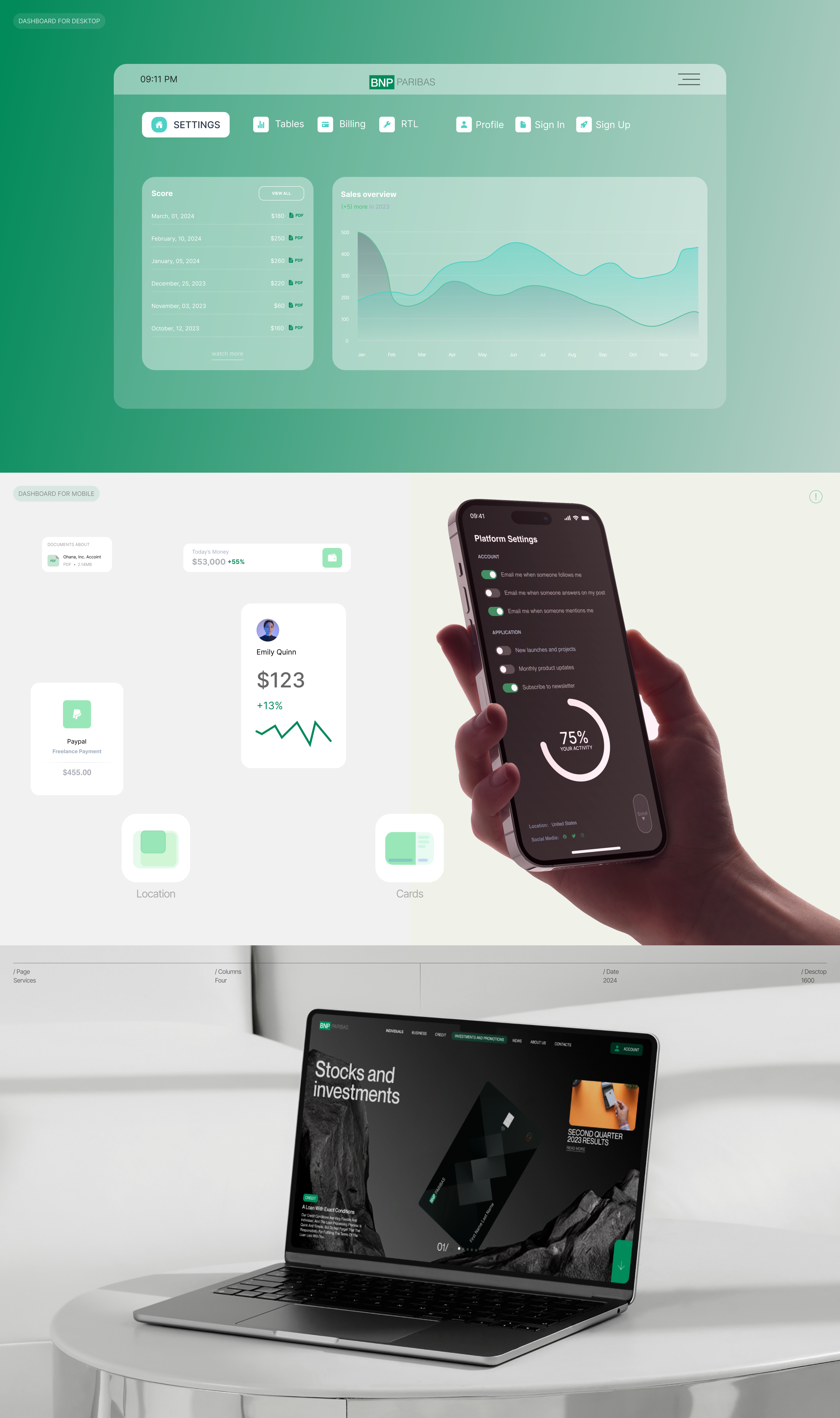 BNP Paribas | Corporate site redesign | UI/UX Design — Изображение №4 — Интерфейсы на Dprofile
