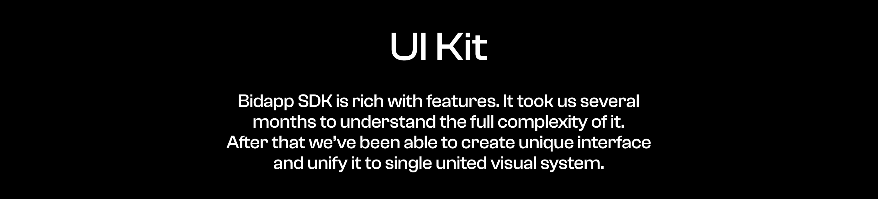 SDK Platform bidapp – UX/UI & Brand Identity — Изображение №6 — Интерфейсы, Брендинг на Dprofile