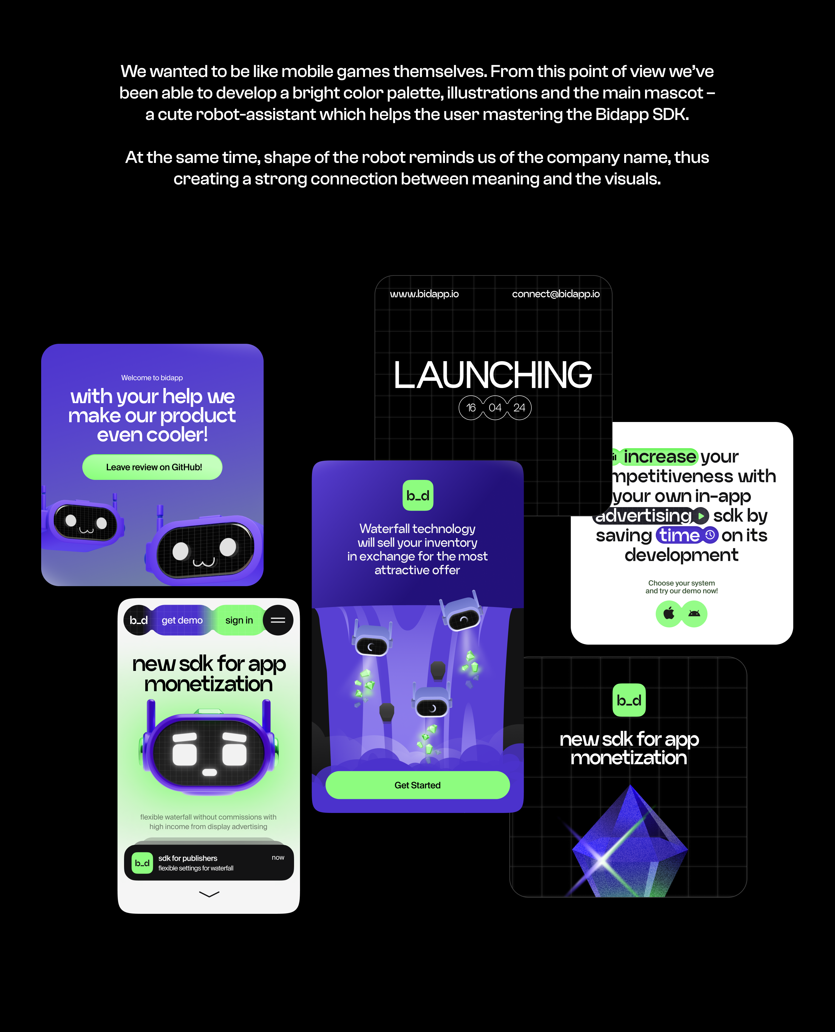 SDK Platform bidapp – UX/UI & Brand Identity — Изображение №5 — Интерфейсы, Брендинг на Dprofile