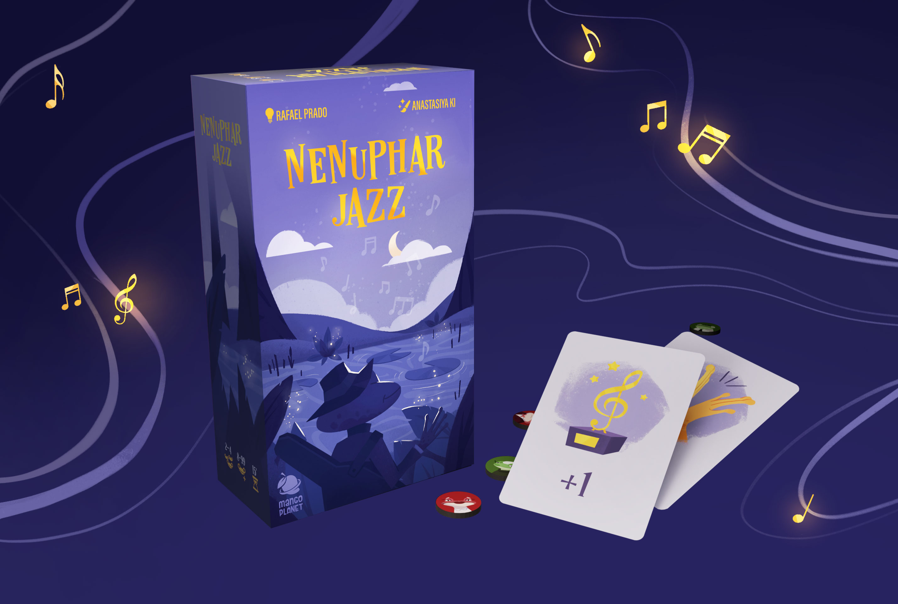 Настольная игра Nenuphar Jazz — Изображение №1 — Иллюстрация на Dprofile