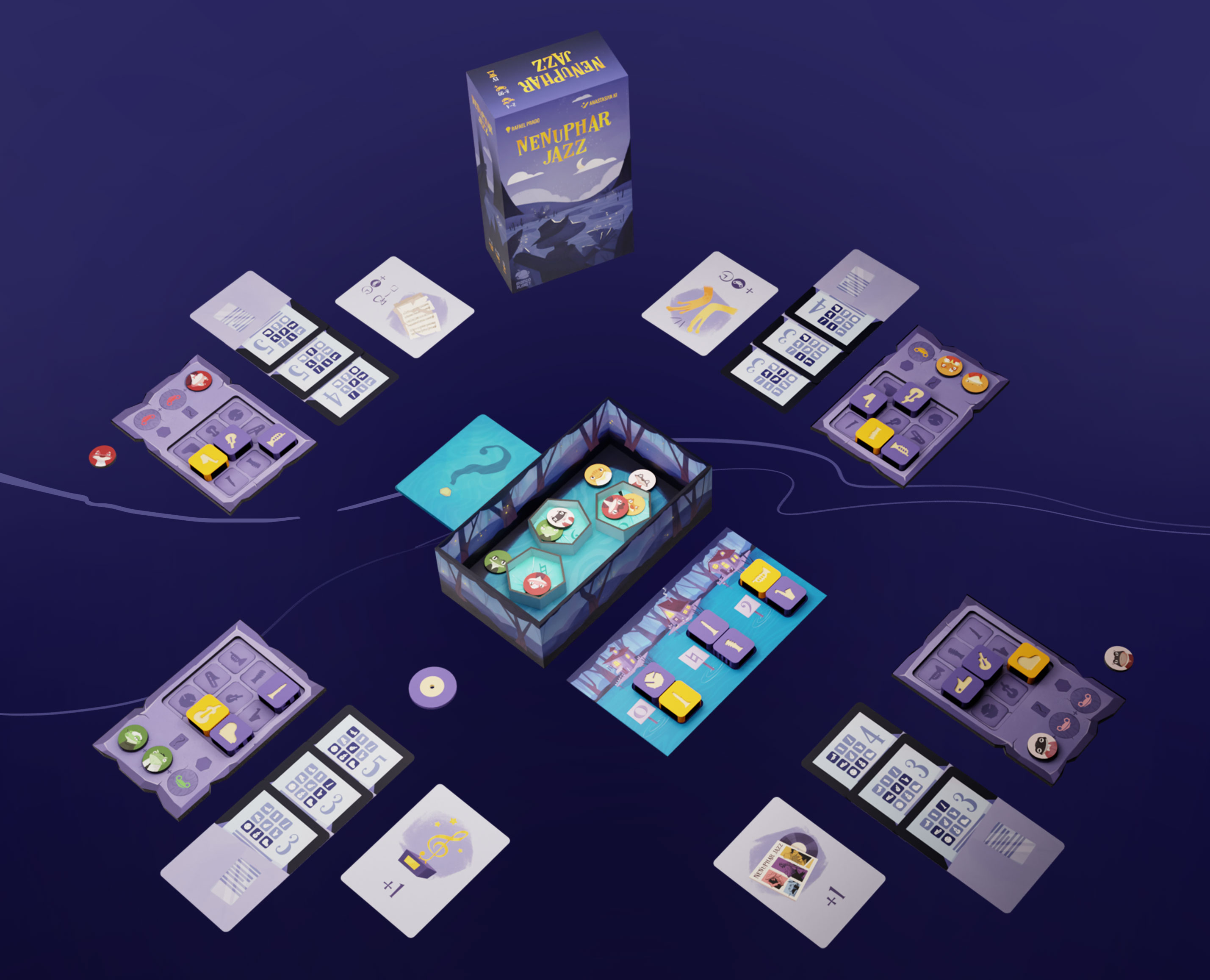 Настольная игра Nenuphar Jazz — Изображение №9 — Иллюстрация на Dprofile