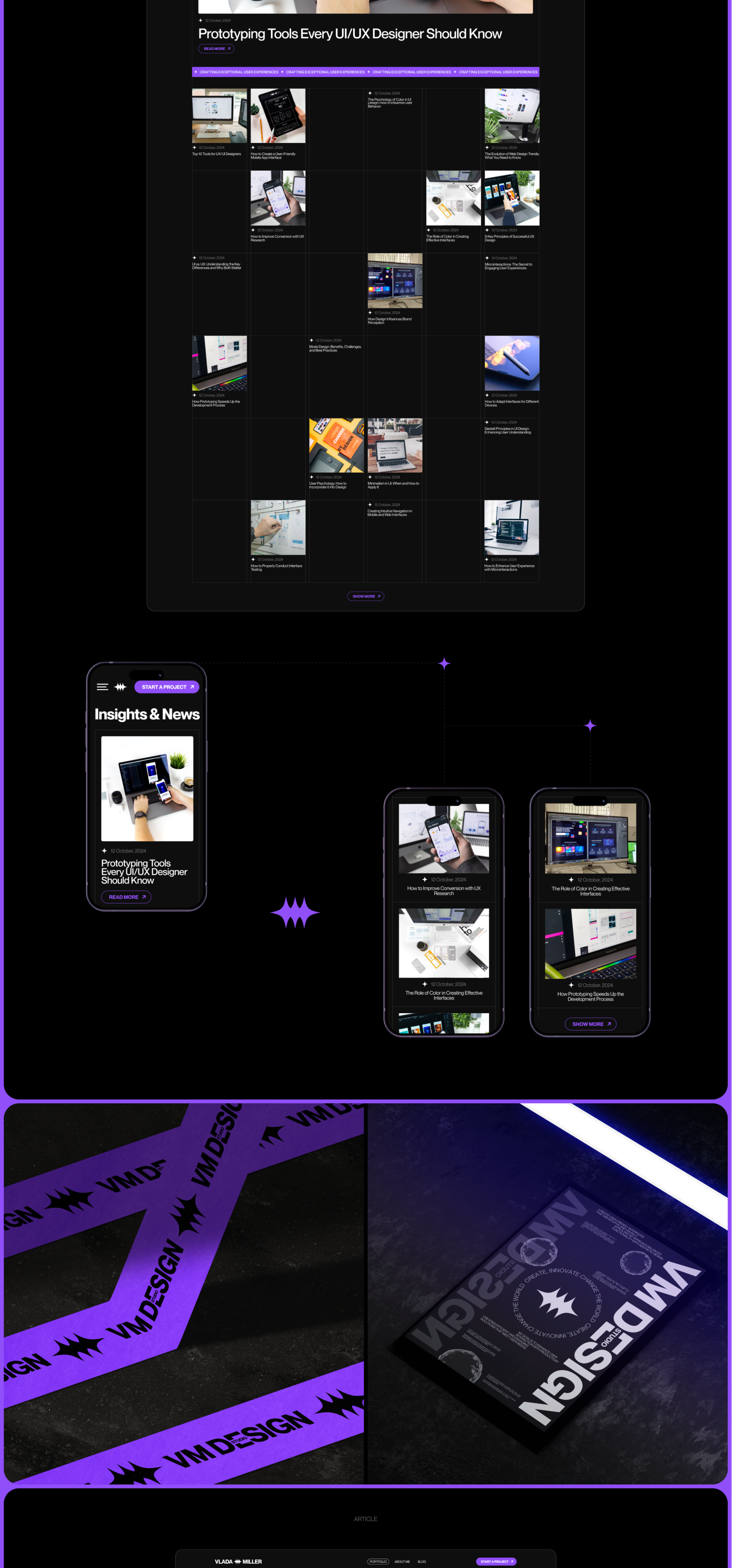 Personal Portfolio | UX/UI Designer — Изображение №7 — Интерфейсы, Брендинг на Dprofile