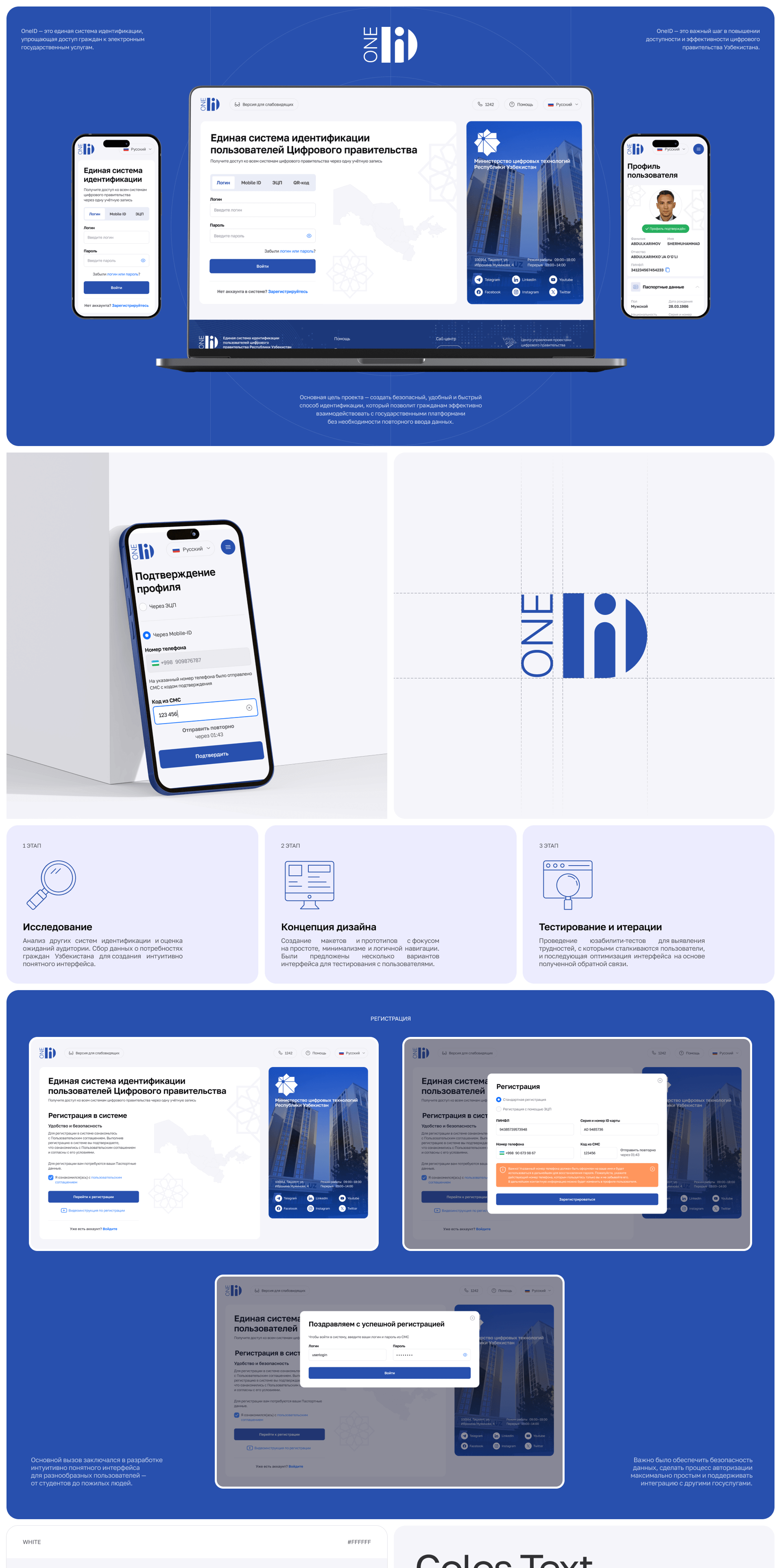 OneID - Единая система идентификации — Изображение №1 — Интерфейсы на Dprofile