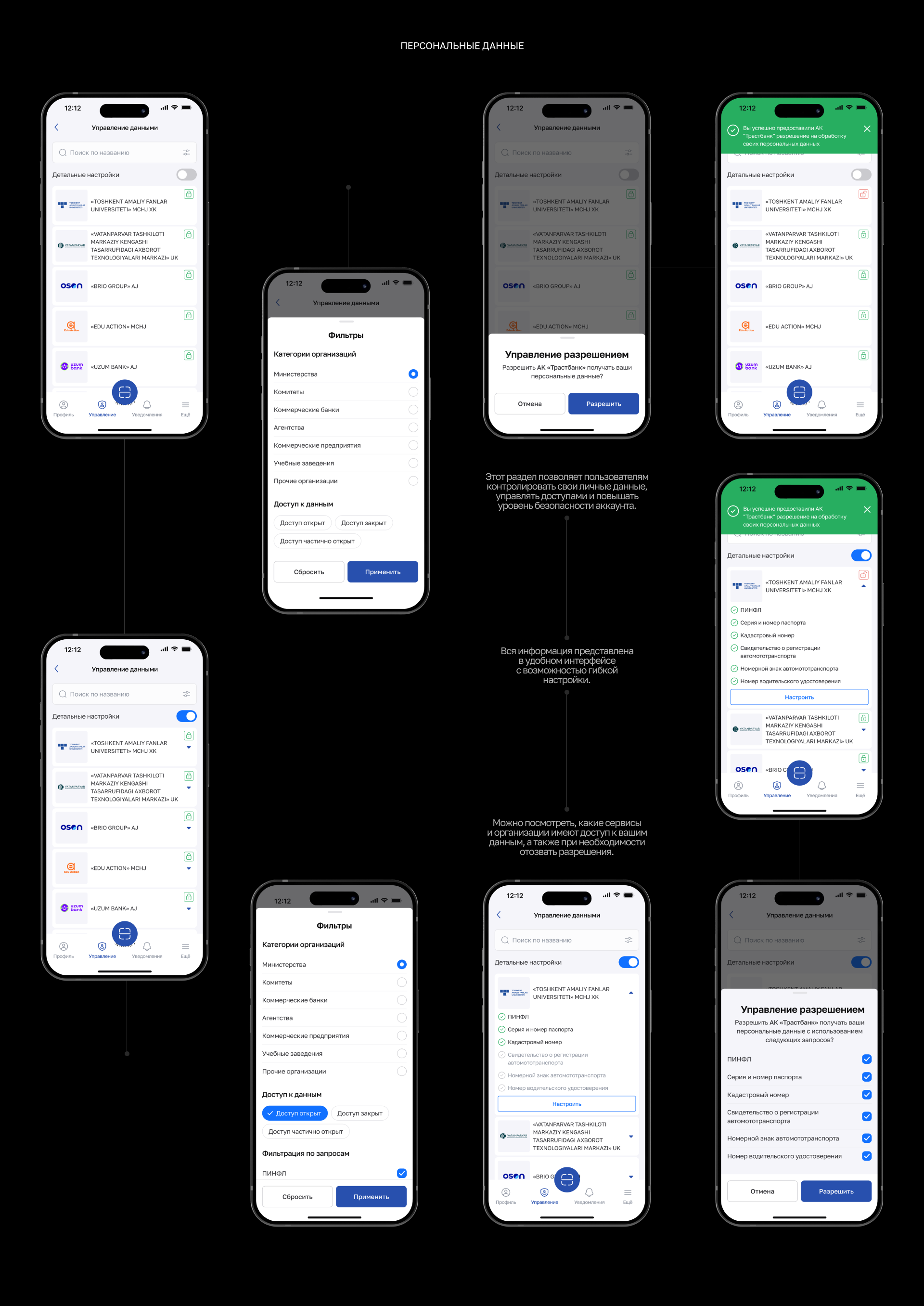 OneID Uzbekistan | Mobile App — Изображение №7 — Интерфейсы на Dprofile
