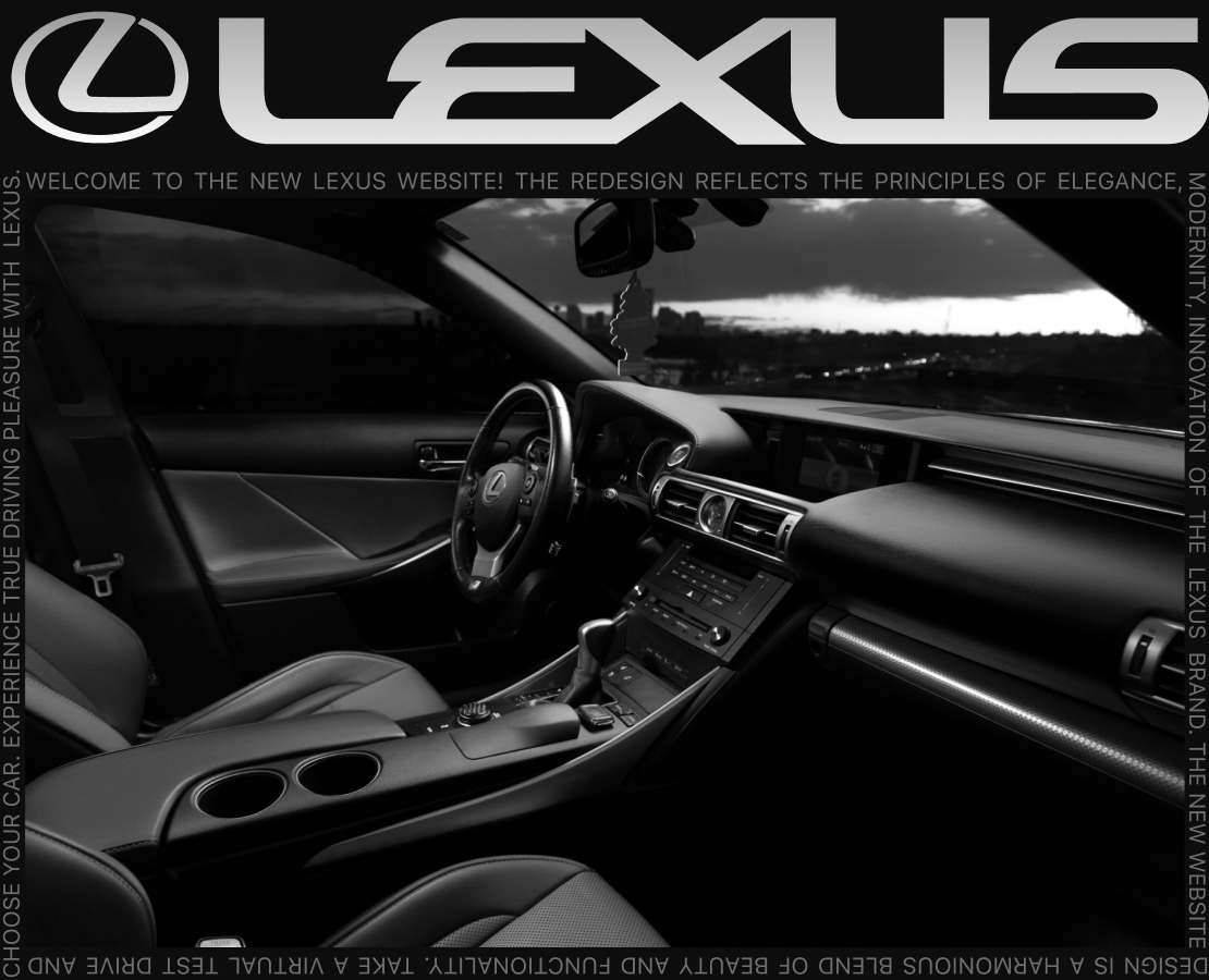 LEXUS | Website Redesign — Интерфейсы на Dprofile