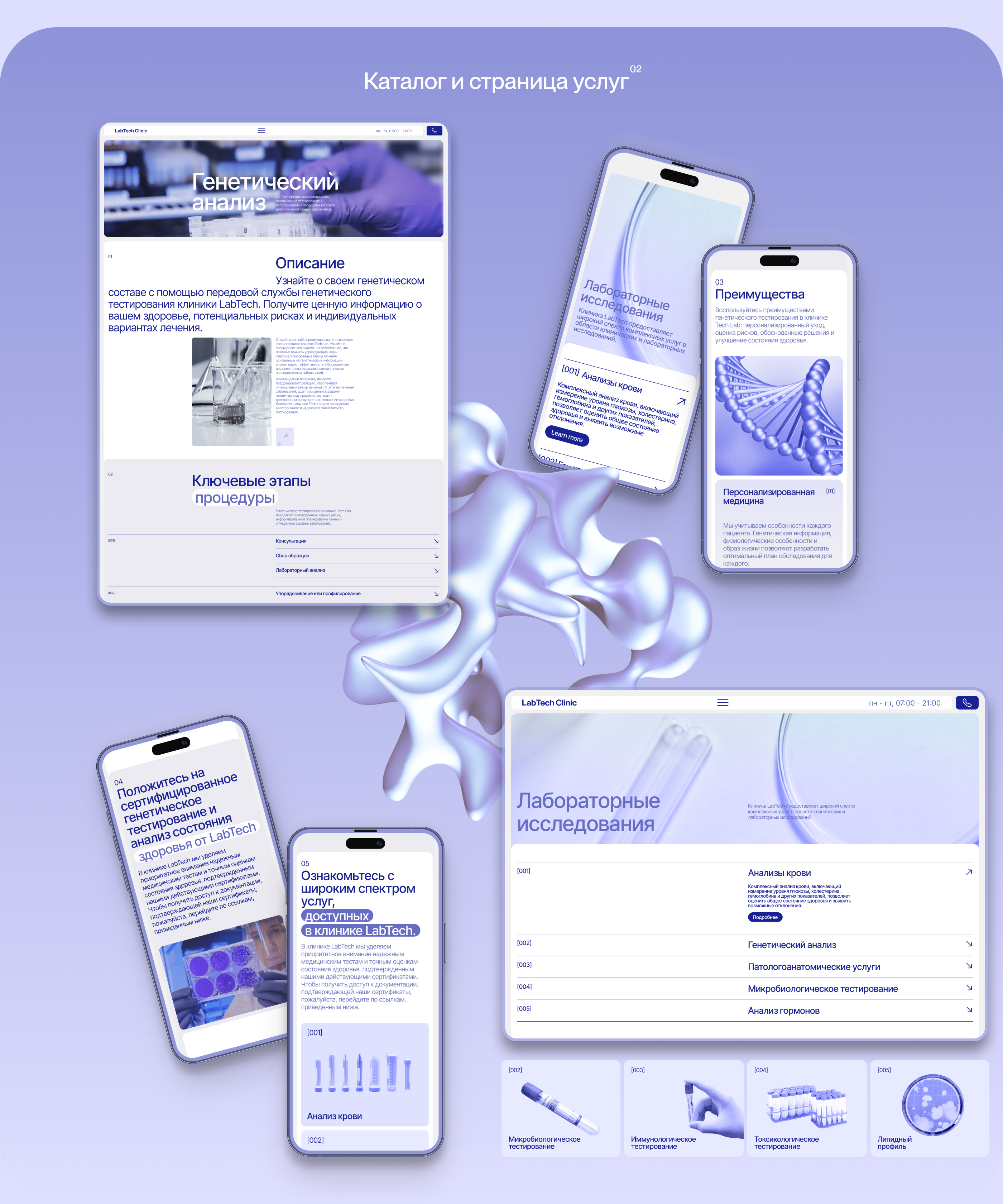 LabTech Clinic — Изображение №3 — Интерфейсы, Брендинг на Dprofile
