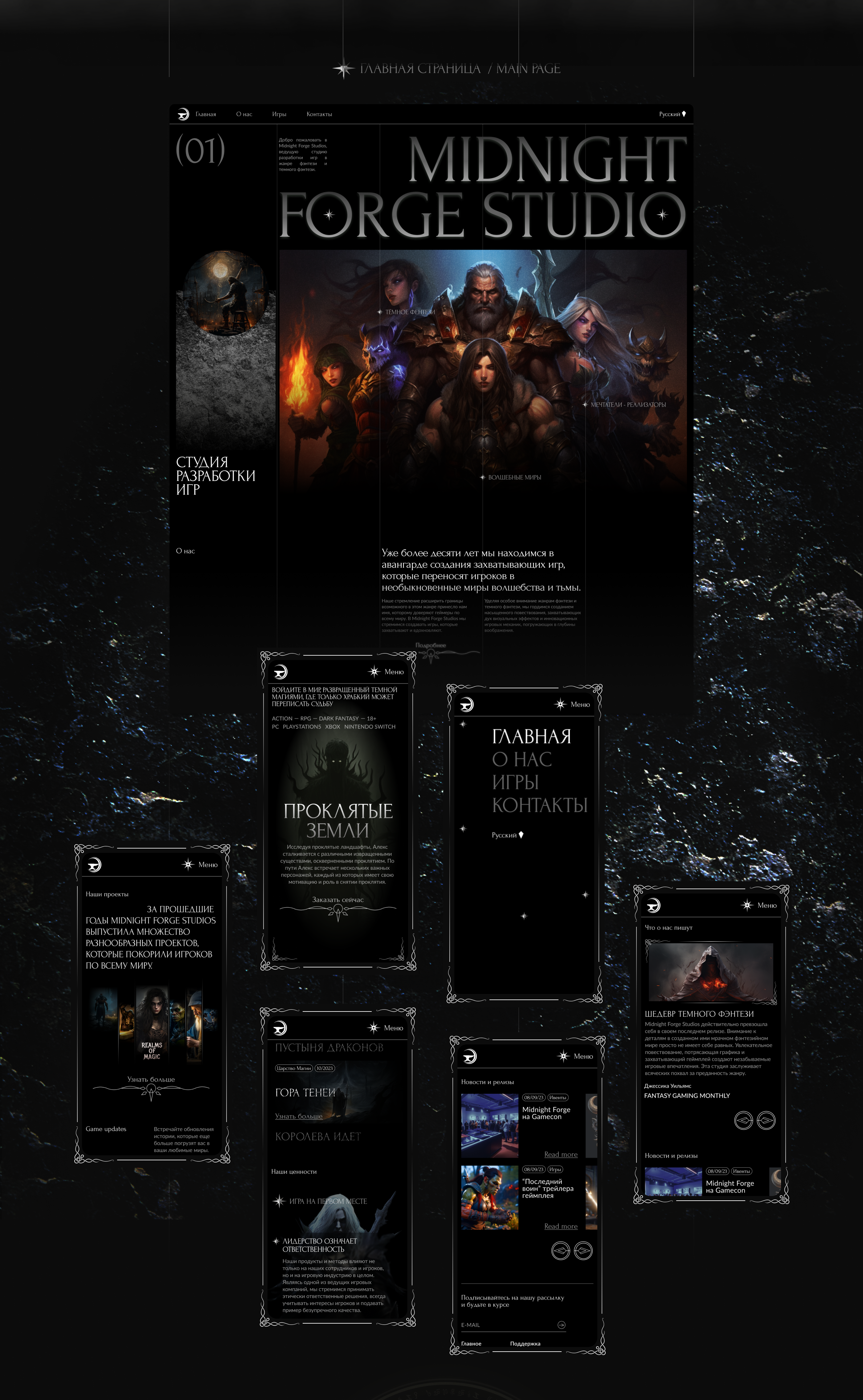 MidNight FS — Изображение №3 — Интерфейсы, Брендинг на Dprofile