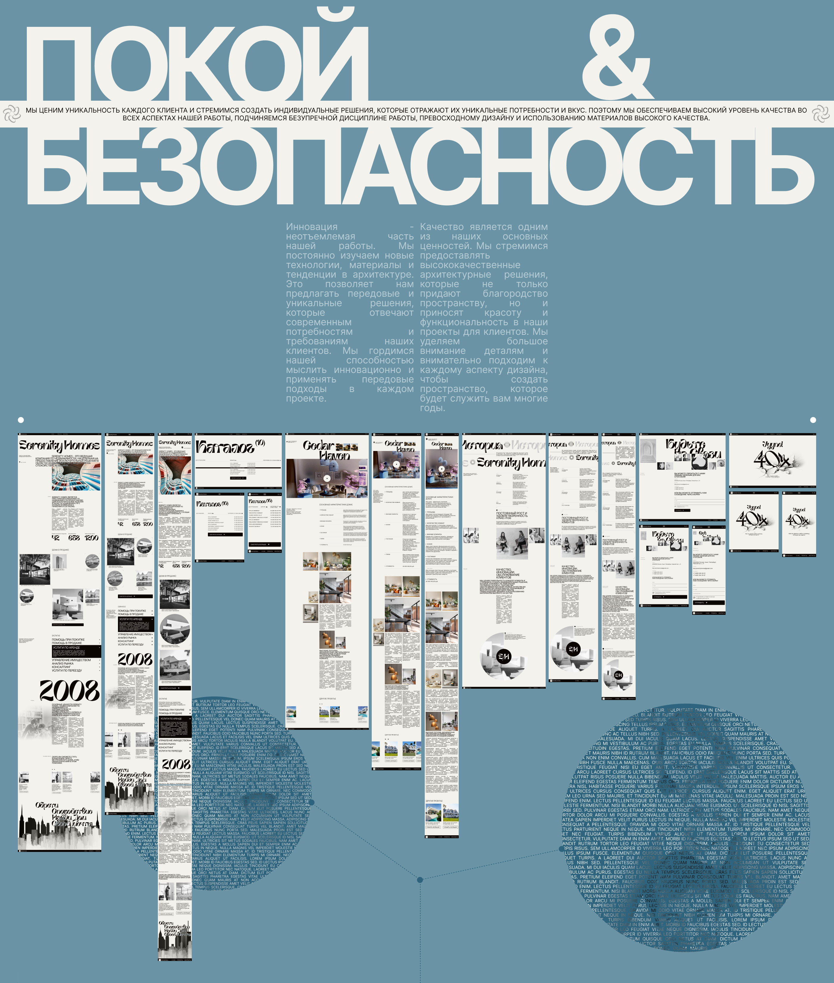 Serenity Homes — Изображение №5 — Интерфейсы, Брендинг на Dprofile