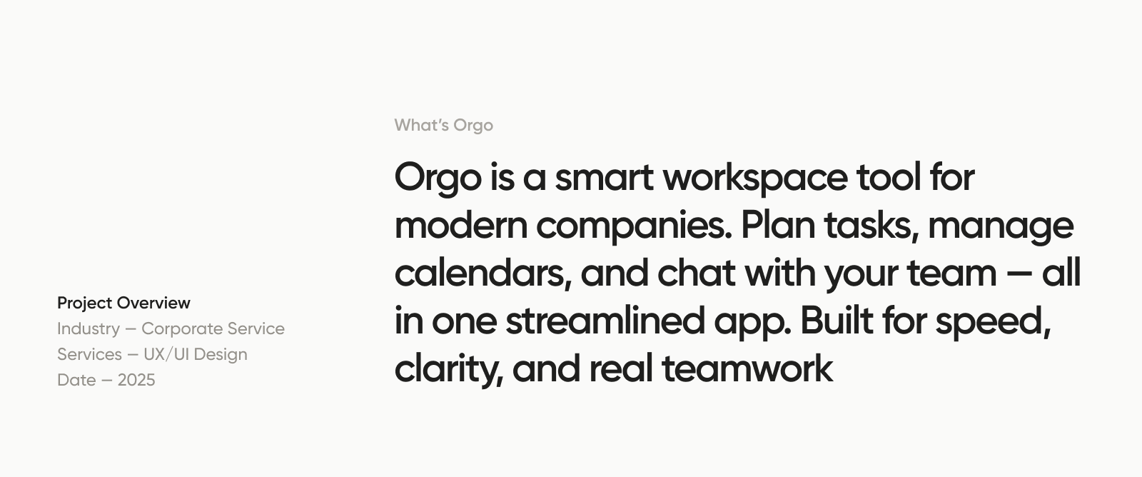 Orgo — мобильное SaaS приложение для управления задачами — Изображение №2 — Интерфейсы на Dprofile