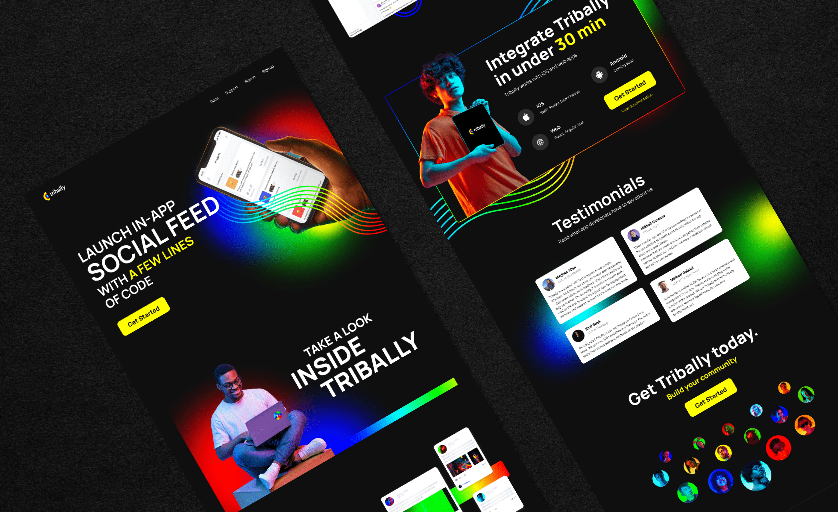 Tribally | Logo | Brand indentity — Изображение №10 — Брендинг, Графика на Dprofile