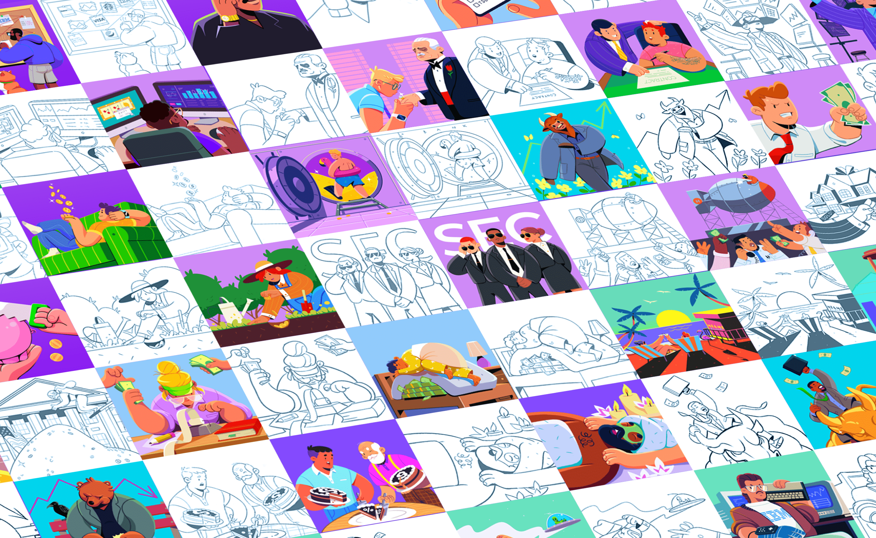 Fantasy Invest | Illustrations — Изображение №4 — Иллюстрация на Dprofile