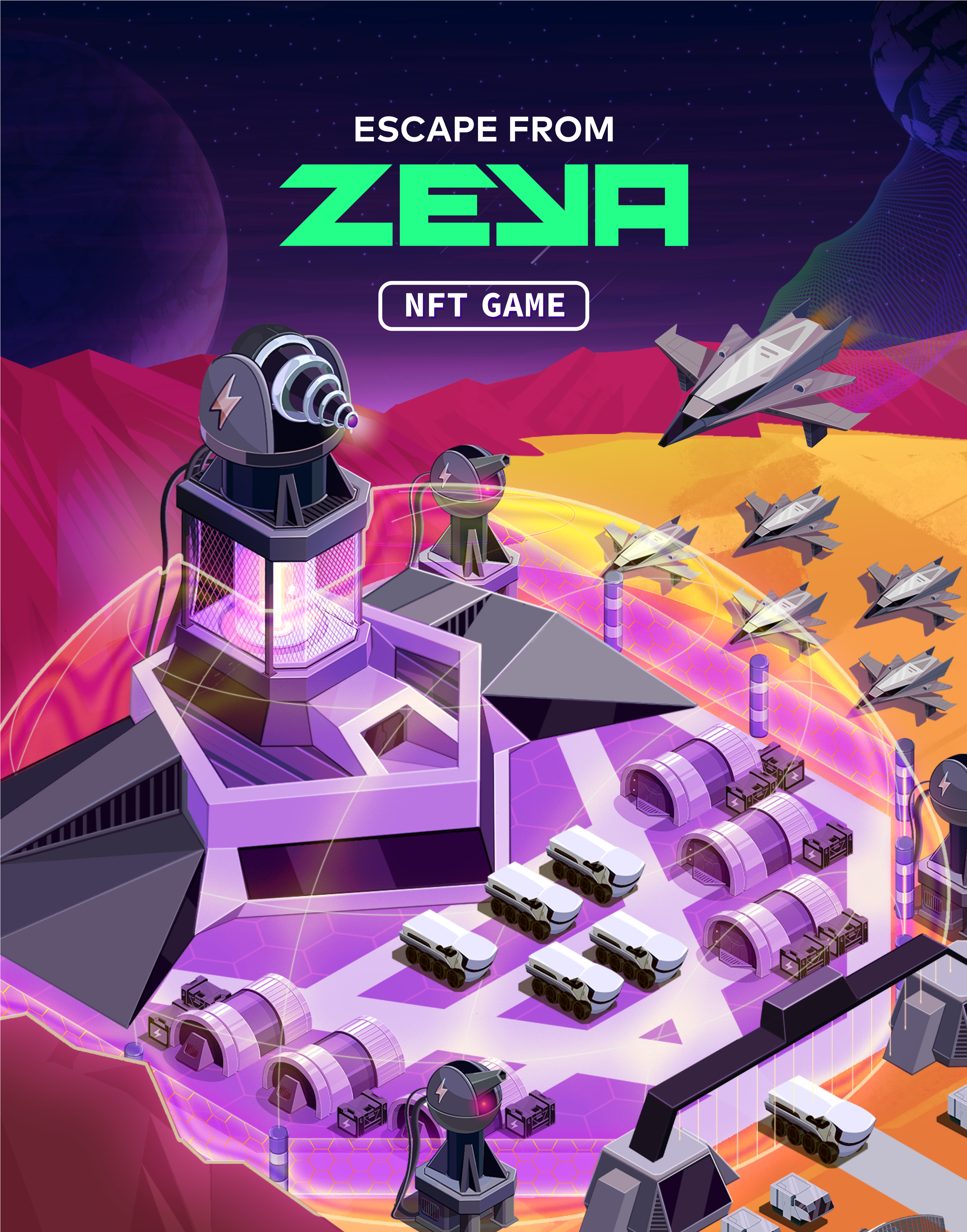 Escape from Zeya | Nft-game| Logo | Brand Identity — Изображение №1 — Брендинг, Иллюстрация на Dprofile