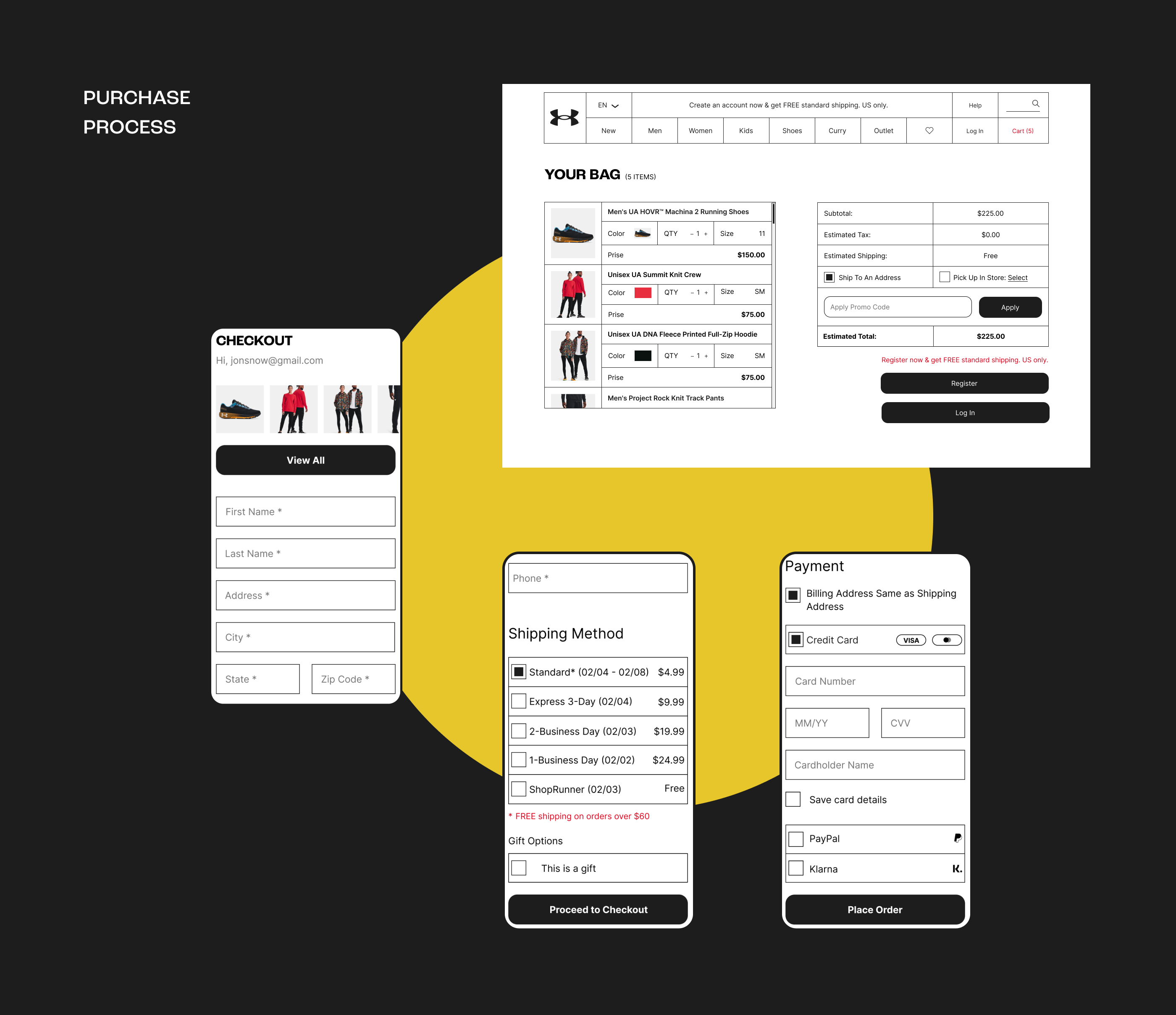 Under Armour - website redesign. — Изображение №6 — Интерфейсы на Dprofile