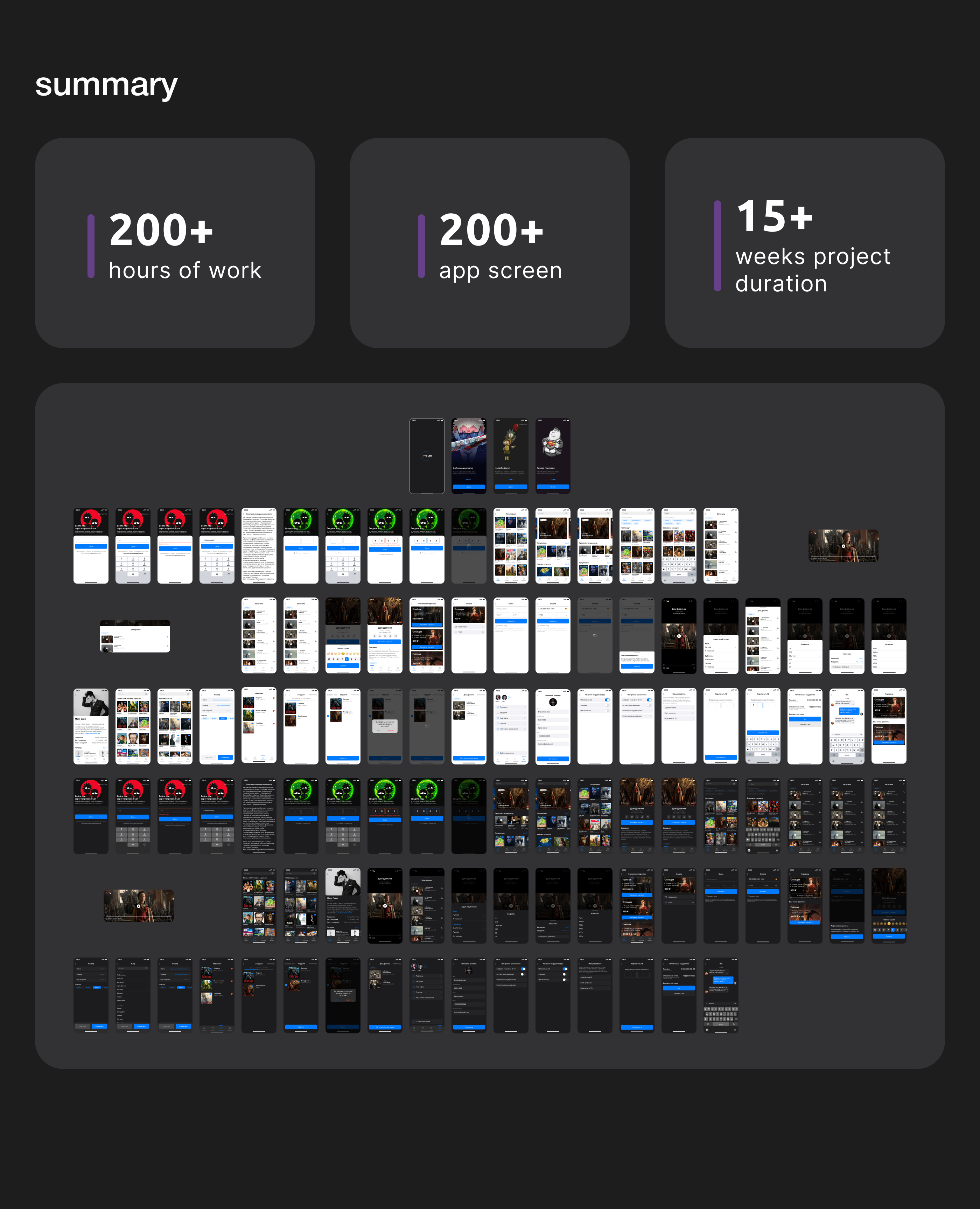 Eyemo. Mobile App. Online Cinema. — Изображение №16 — Интерфейсы на Dprofile