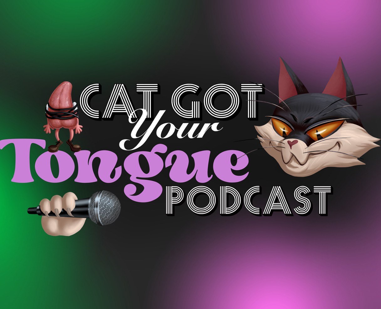 Cat got your tongue podcast — Иллюстрация на Dprofile
