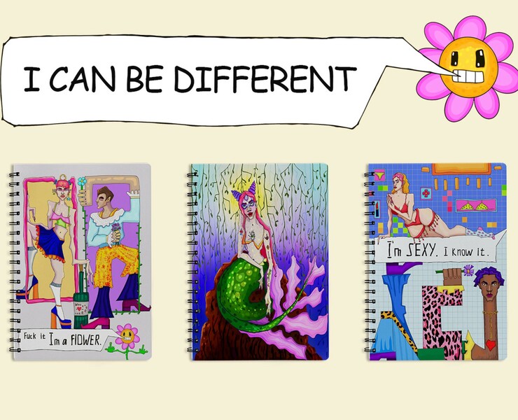 Notebook covers. I can be different на Dprofile
