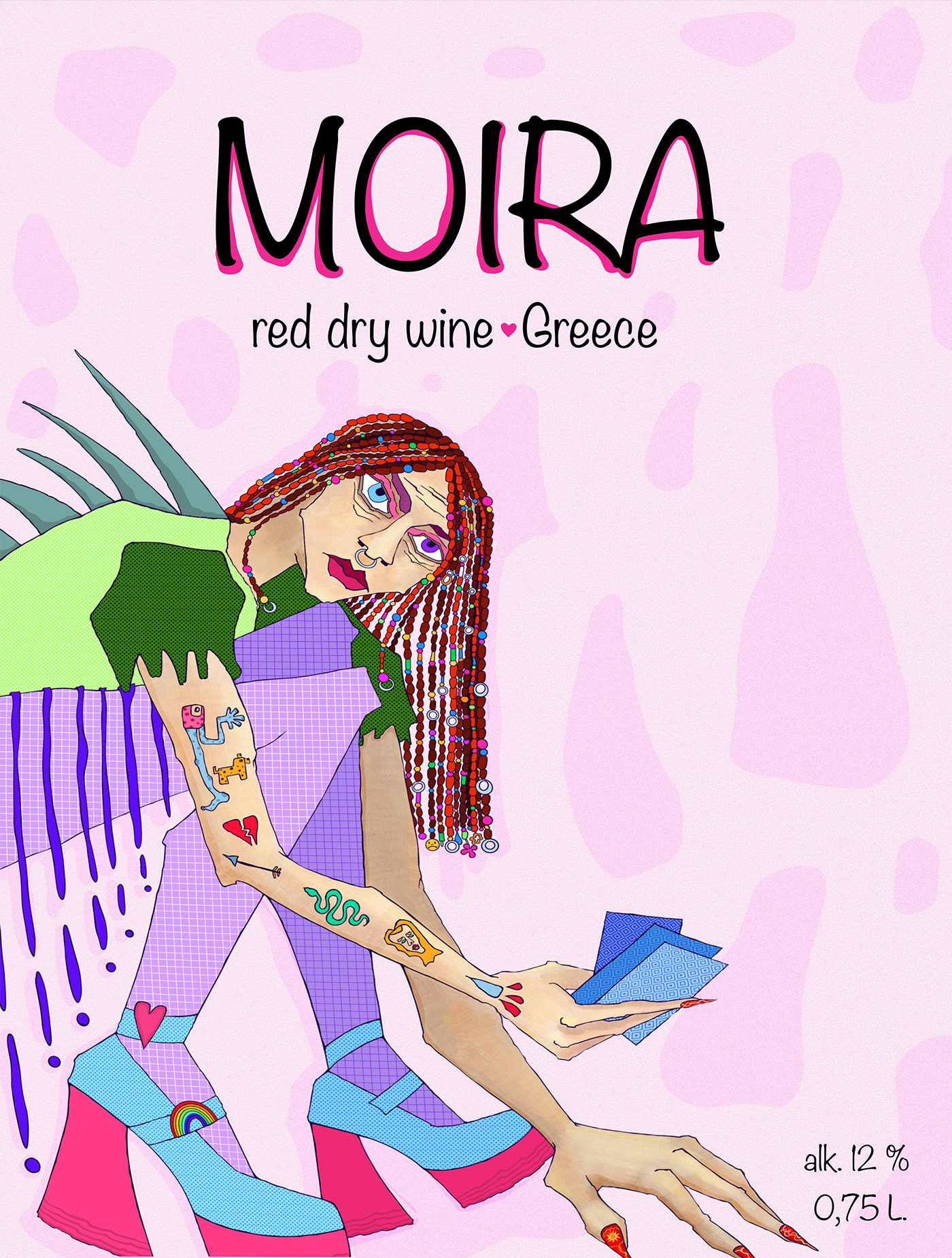 Wine. Moira. Packaging concept — Изображение №6 — Брендинг, Иллюстрация на Dprofile