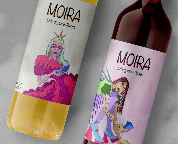 Wine. Moira. Packaging concept на Dprofile