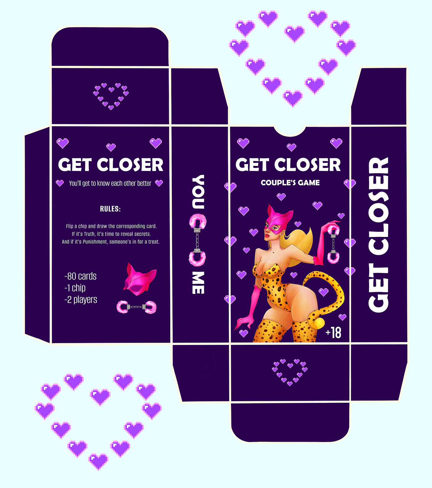 Board game "GET CLOSER" — Изображение №4 — Иллюстрация на Dprofile