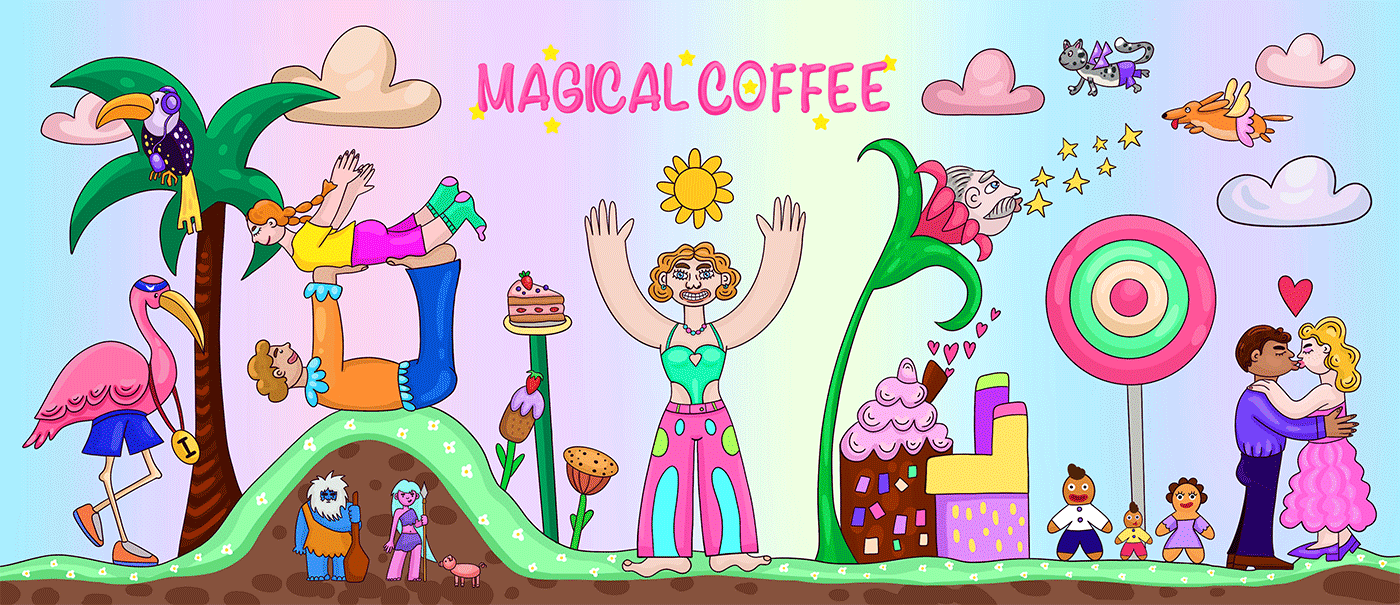 Coffee cup design and illustration — Изображение №5 — Брендинг, Иллюстрация на Dprofile