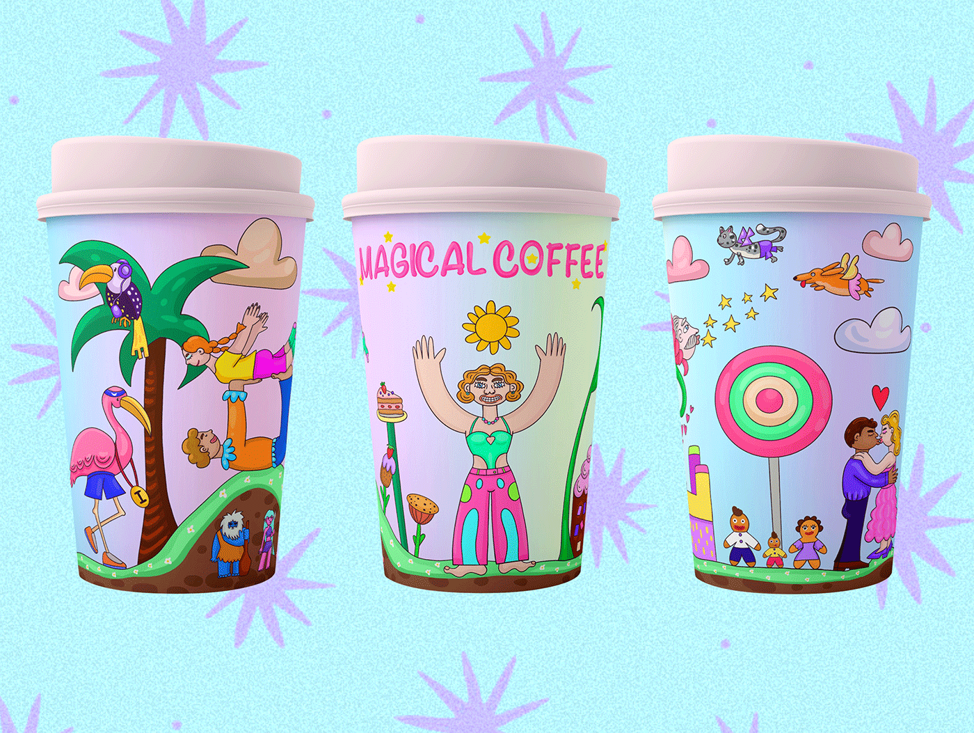 Coffee cup design and illustration — Изображение №4 — Брендинг, Иллюстрация на Dprofile