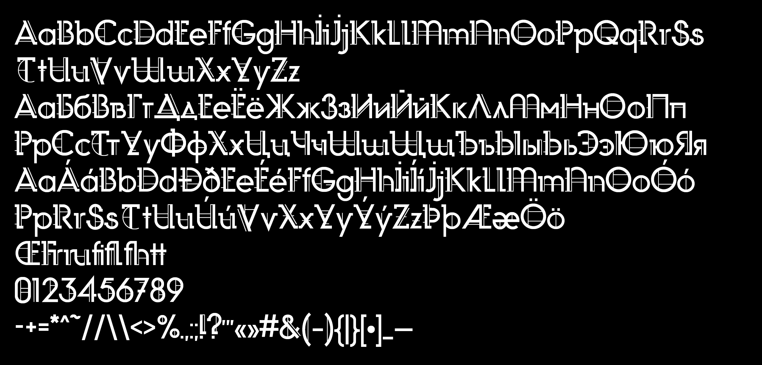 GeoGoth typeface — Изображение №3 — Графика на Dprofile