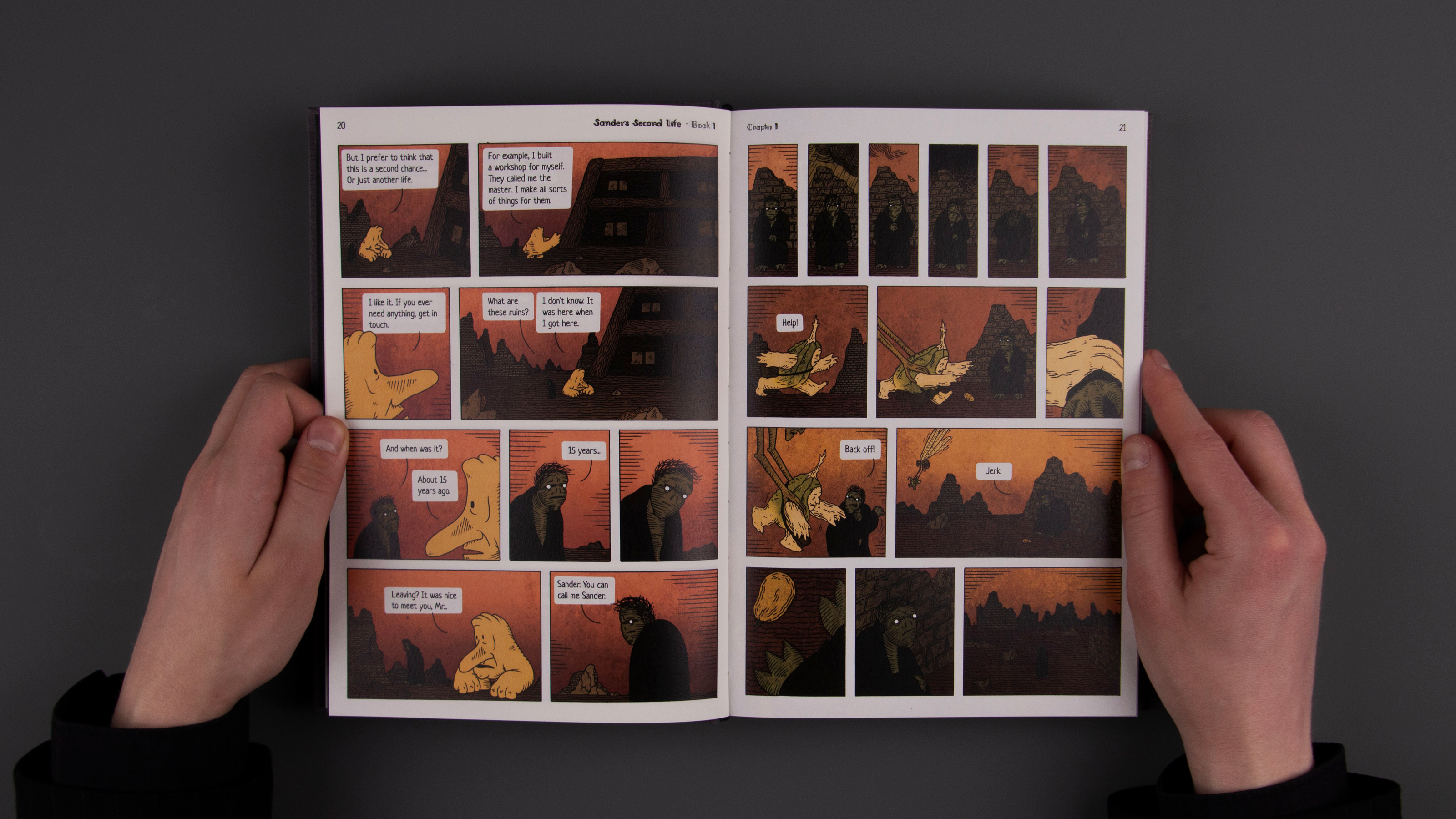 Графический роман Sander's Second Life. Book I — Изображение №18 — Иллюстрация, Анимация на Dprofile