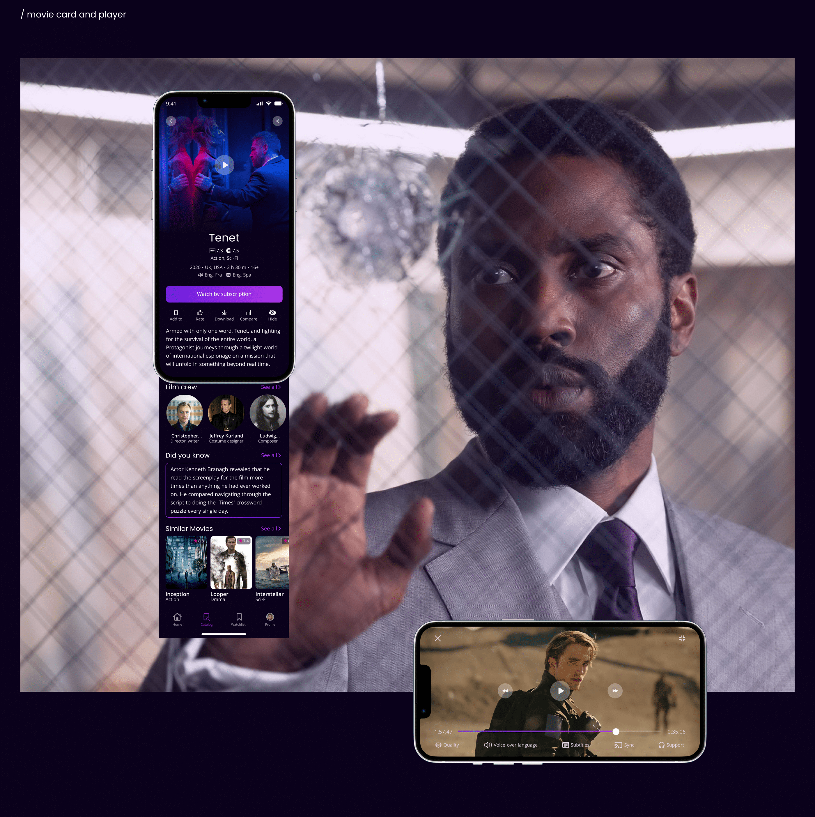Online cinema app — Изображение №10 — Интерфейсы на Dprofile