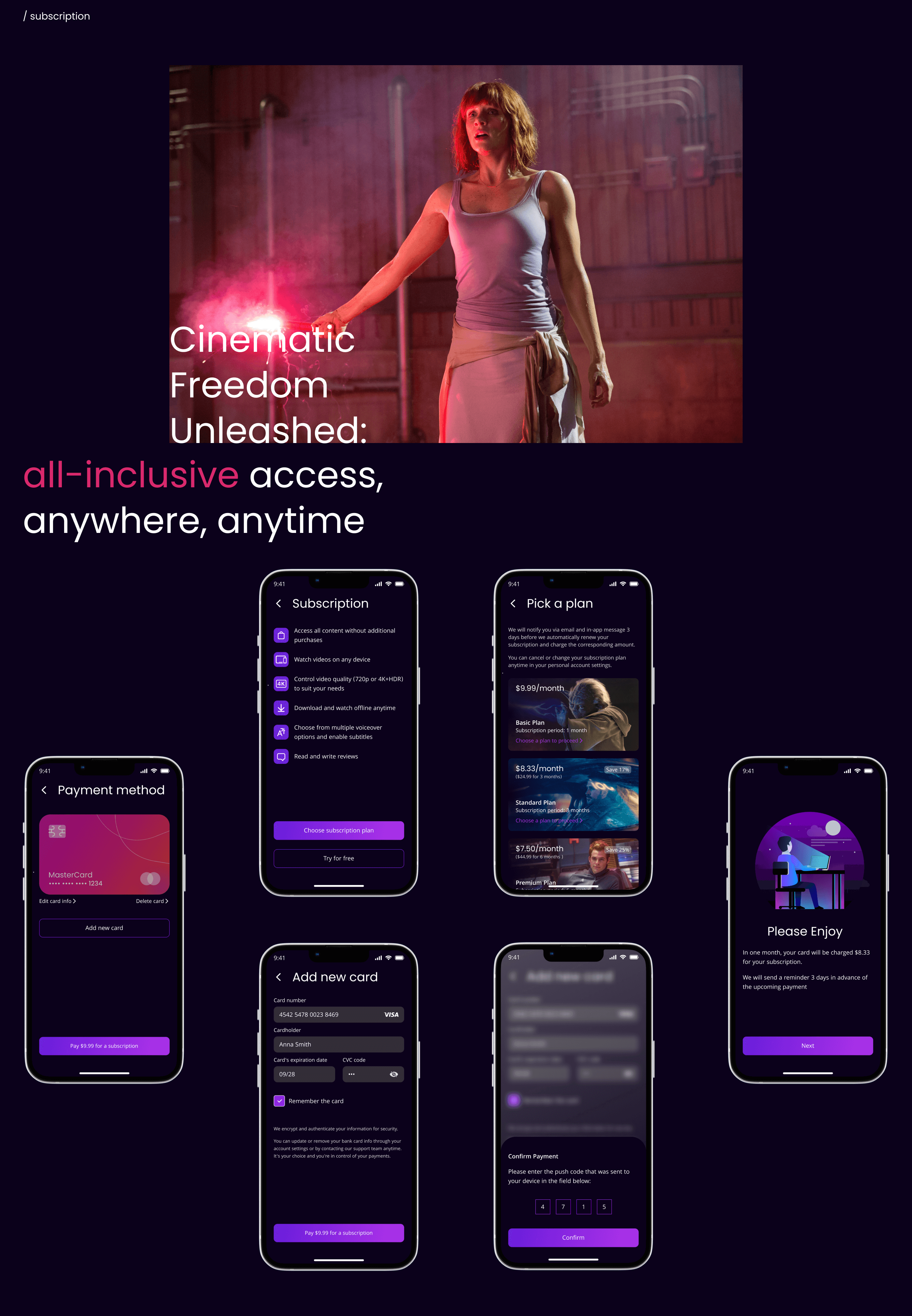 Online cinema app — Изображение №11 — Интерфейсы на Dprofile