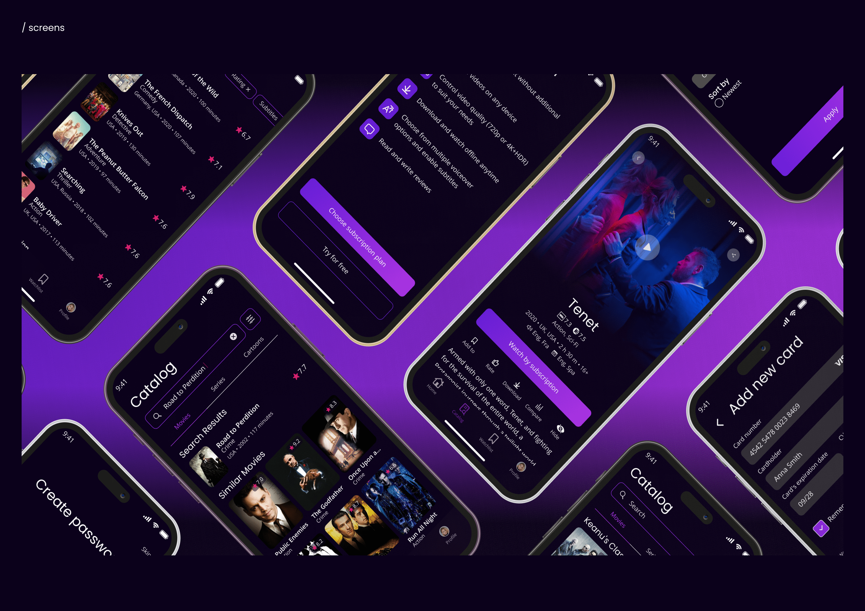Online cinema app — Изображение №7 — Интерфейсы на Dprofile