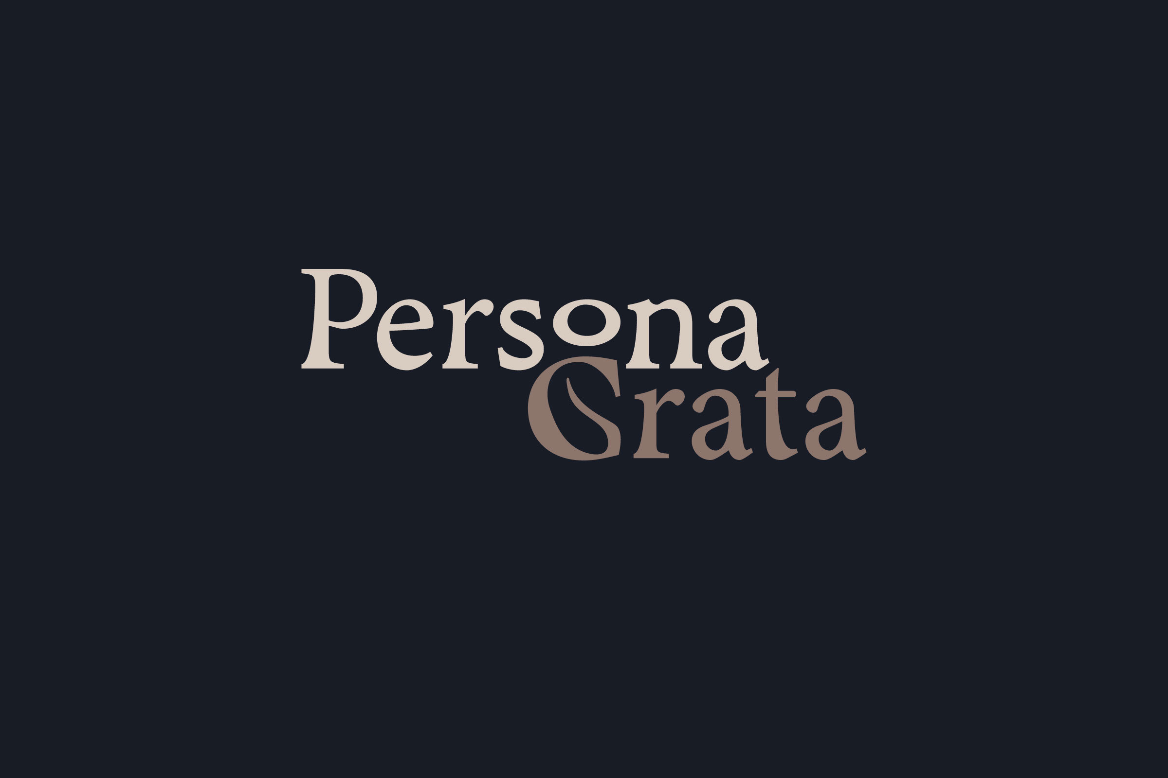 Persona Grata — Изображение №1 — Брендинг на Dprofile