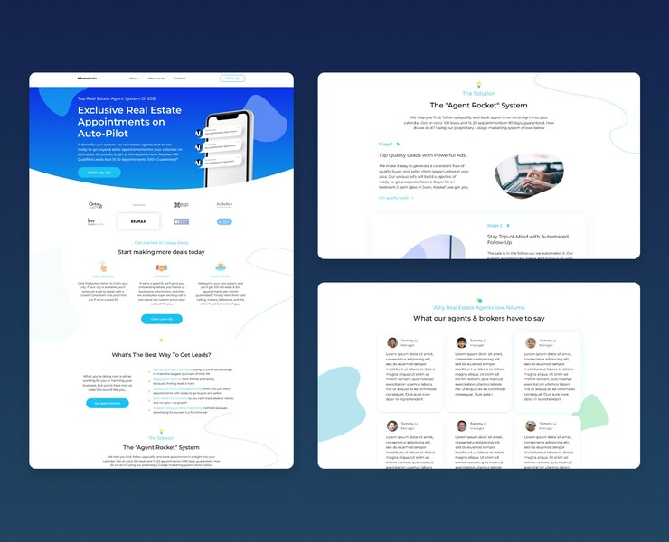 Niluma Media — Интерфейсы на Dprofile
