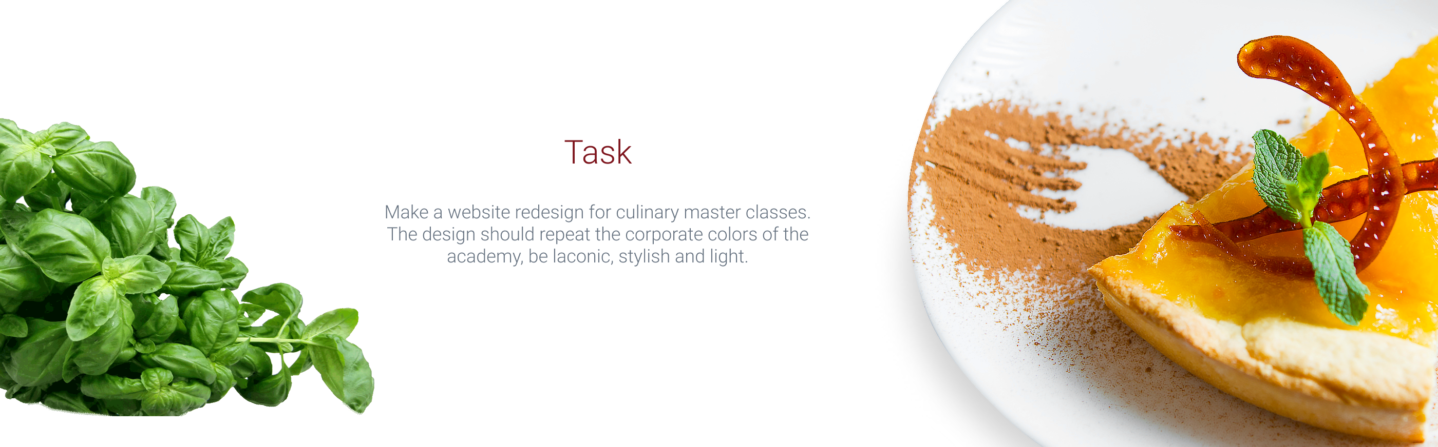 CULINARY MASTER CLASSES WEBSITE — Изображение №2 — Интерфейсы на Dprofile