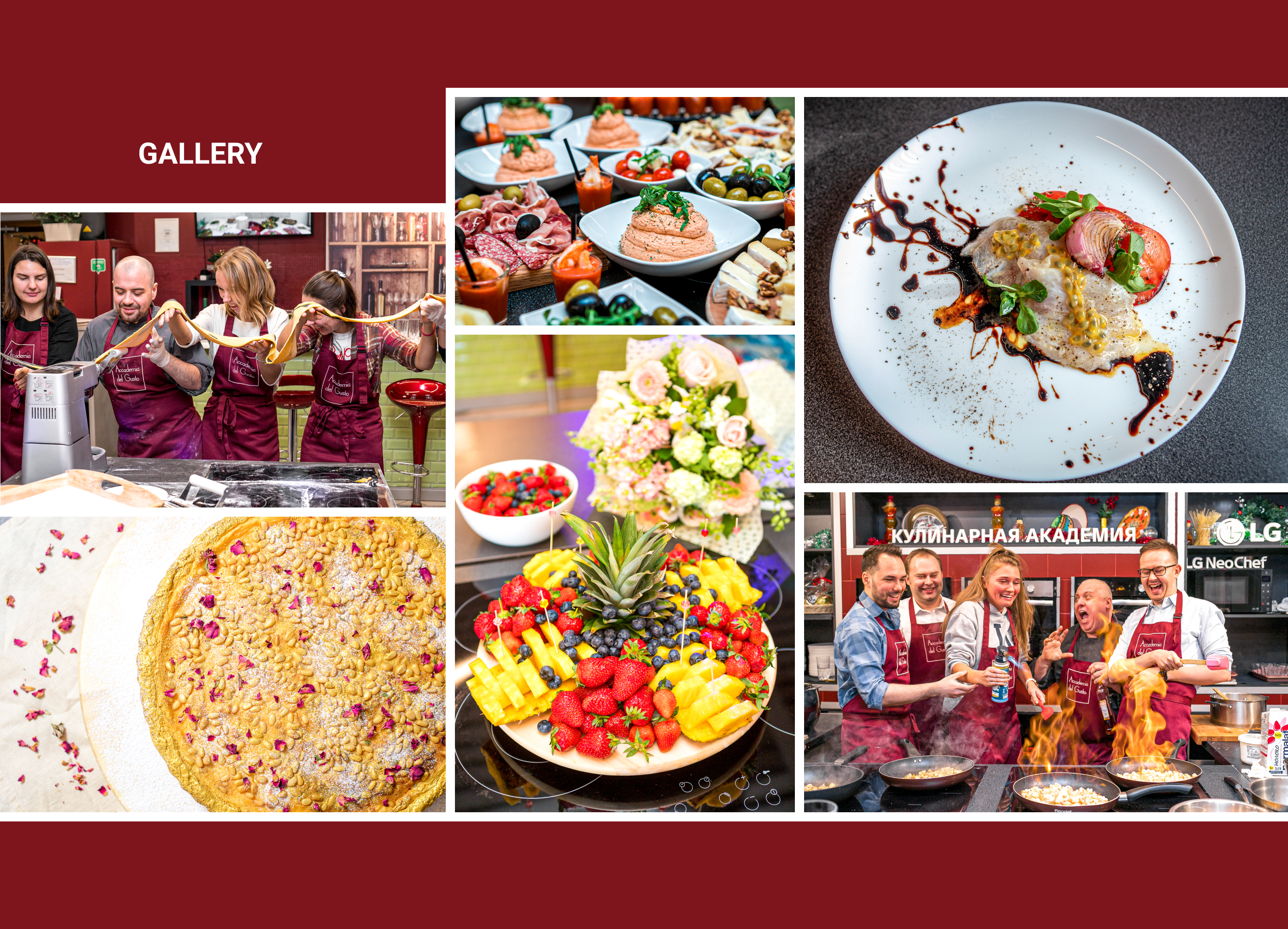 CULINARY MASTER CLASSES WEBSITE — Изображение №10 — Интерфейсы на Dprofile