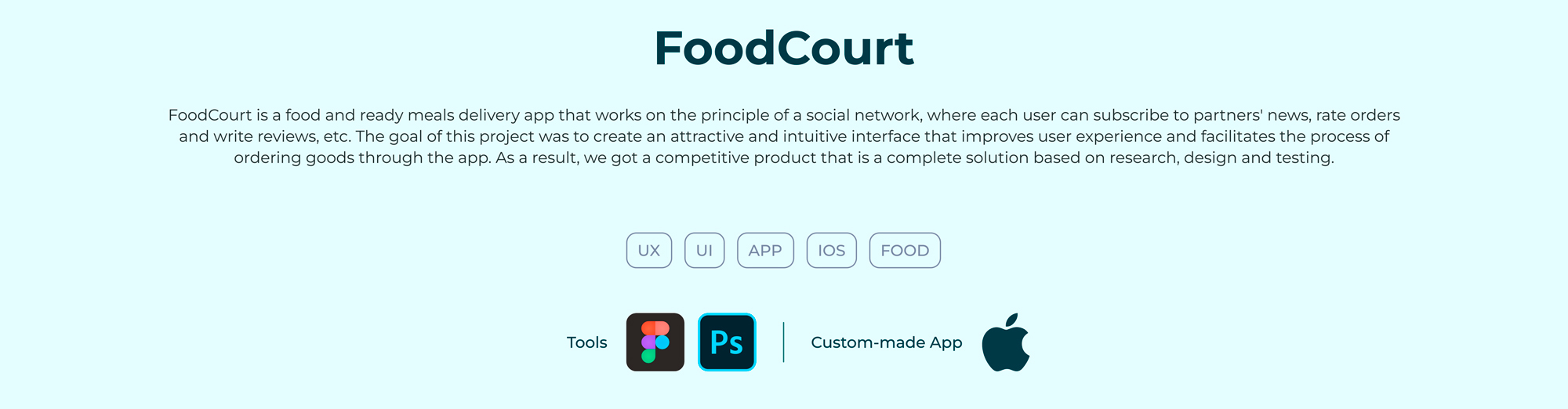 FoodCourt. Mobile App. UX/UI Design — Изображение №2 — Интерфейсы, Иллюстрация на Dprofile
