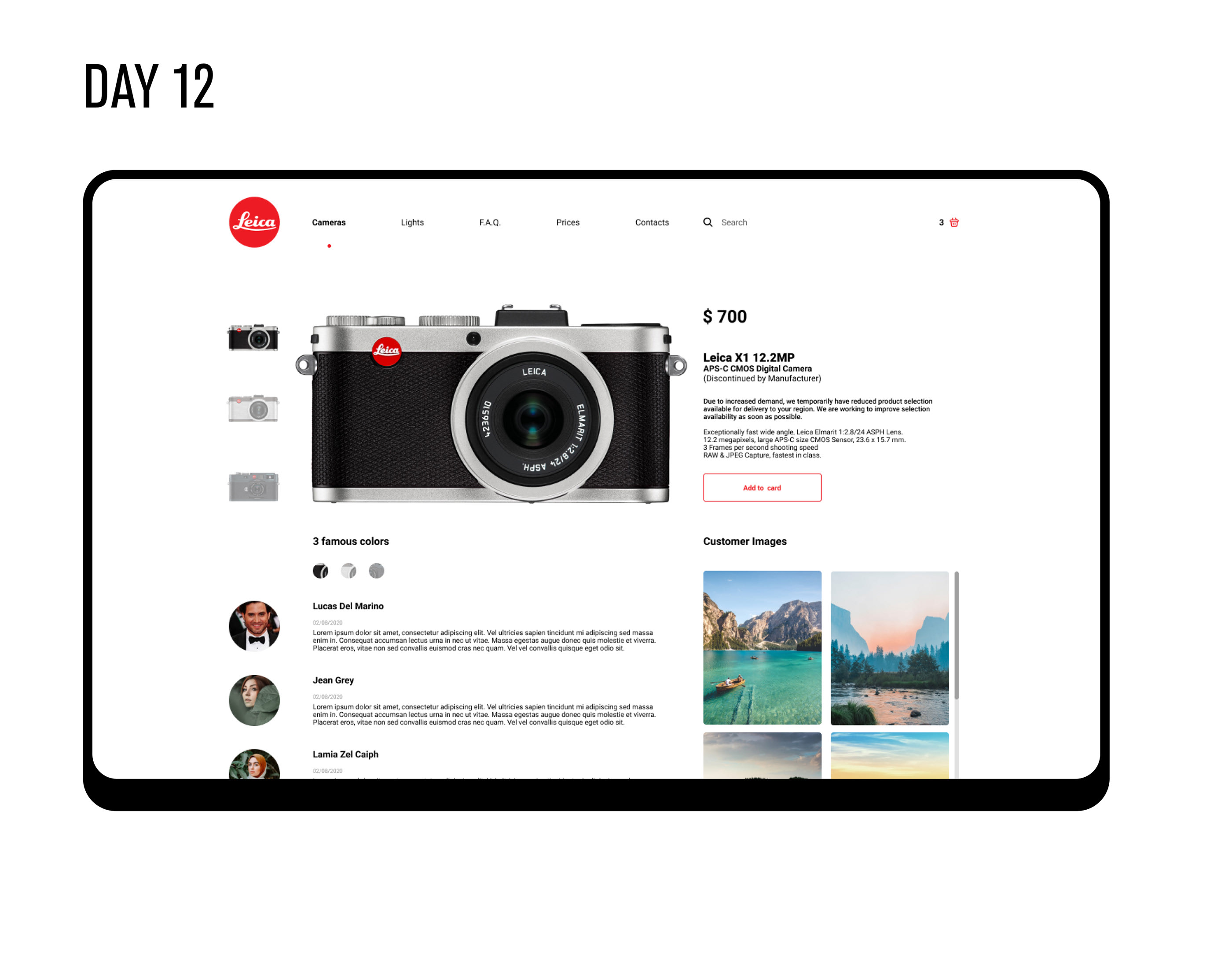 Daily UI Challenge — Изображение №3 — Интерфейсы, Брендинг, Графика на Dprofile