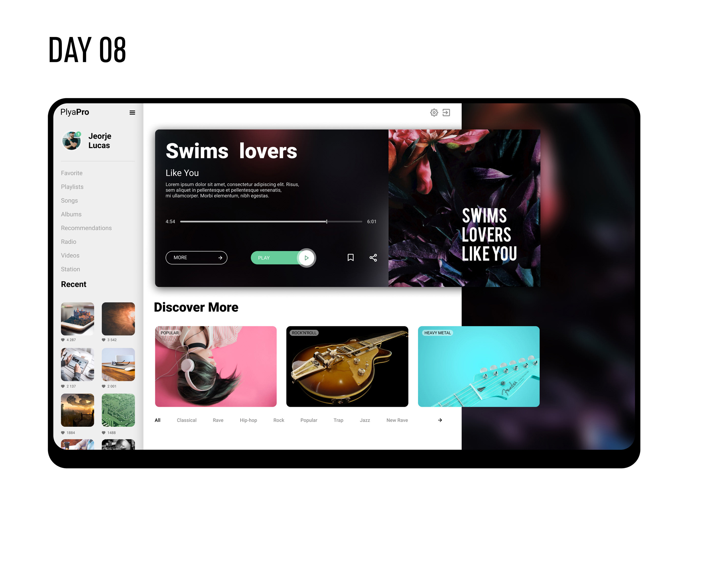Daily UI Challenge — Изображение №7 — Интерфейсы, Брендинг, Графика на Dprofile