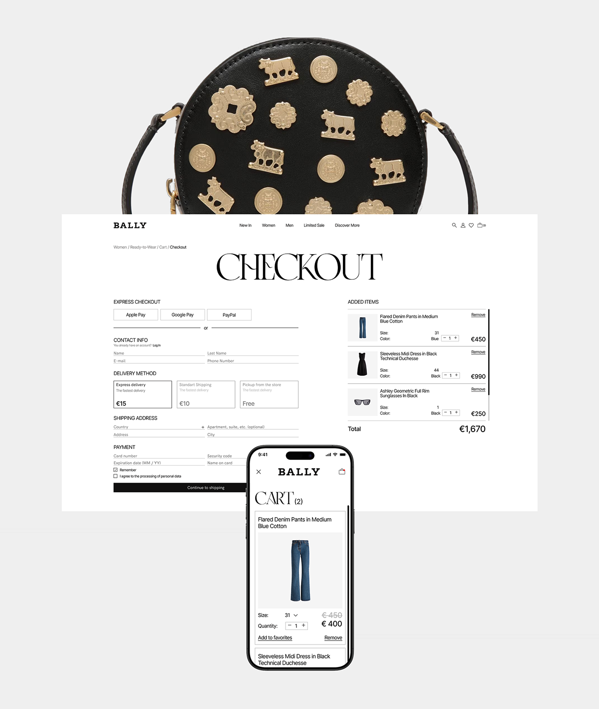 BALLY | E-commerce — Изображение №7 — Интерфейсы, Графика на Dprofile