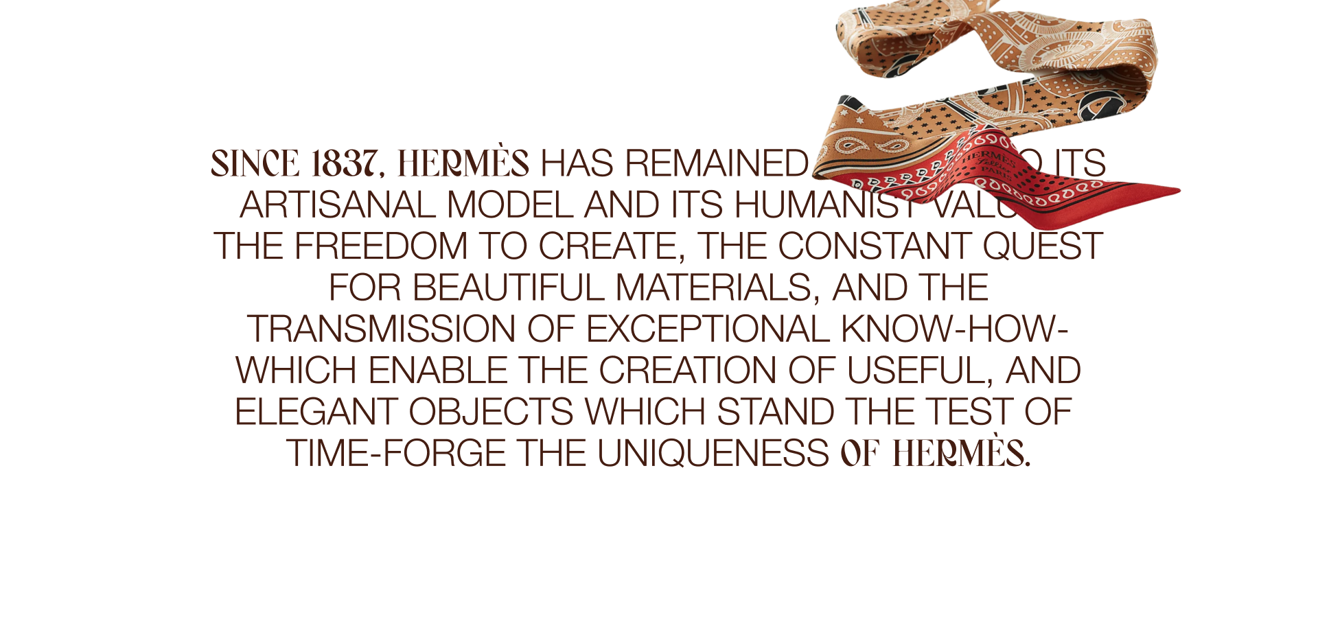 Hermes Paris|Landing Page — Изображение №2 — Интерфейсы, Графика на Dprofile