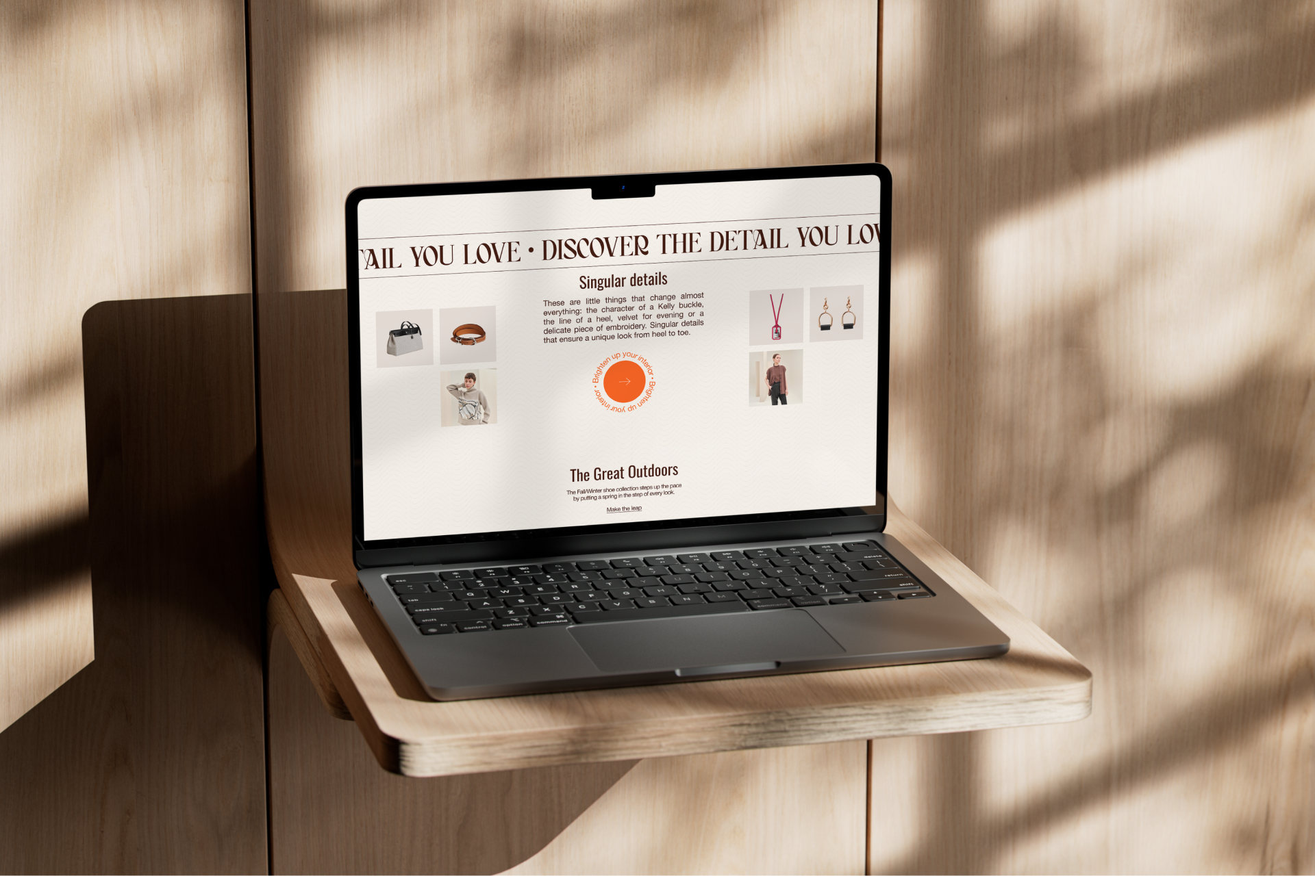 Hermes Paris|Landing Page — Изображение №6 — Интерфейсы, Графика на Dprofile