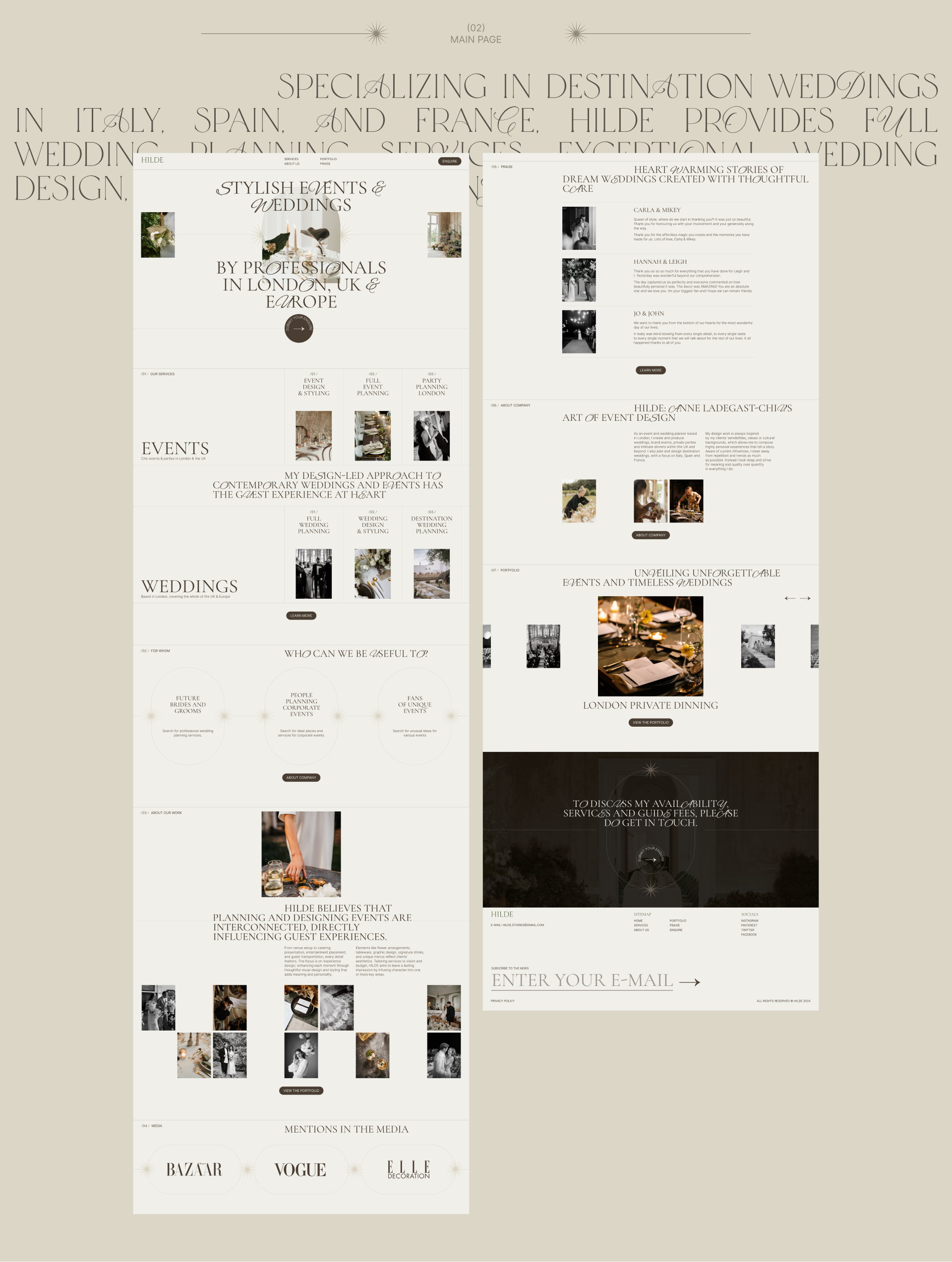 HILDE | Corporate website redesign — Изображение №4 — Интерфейсы на Dprofile