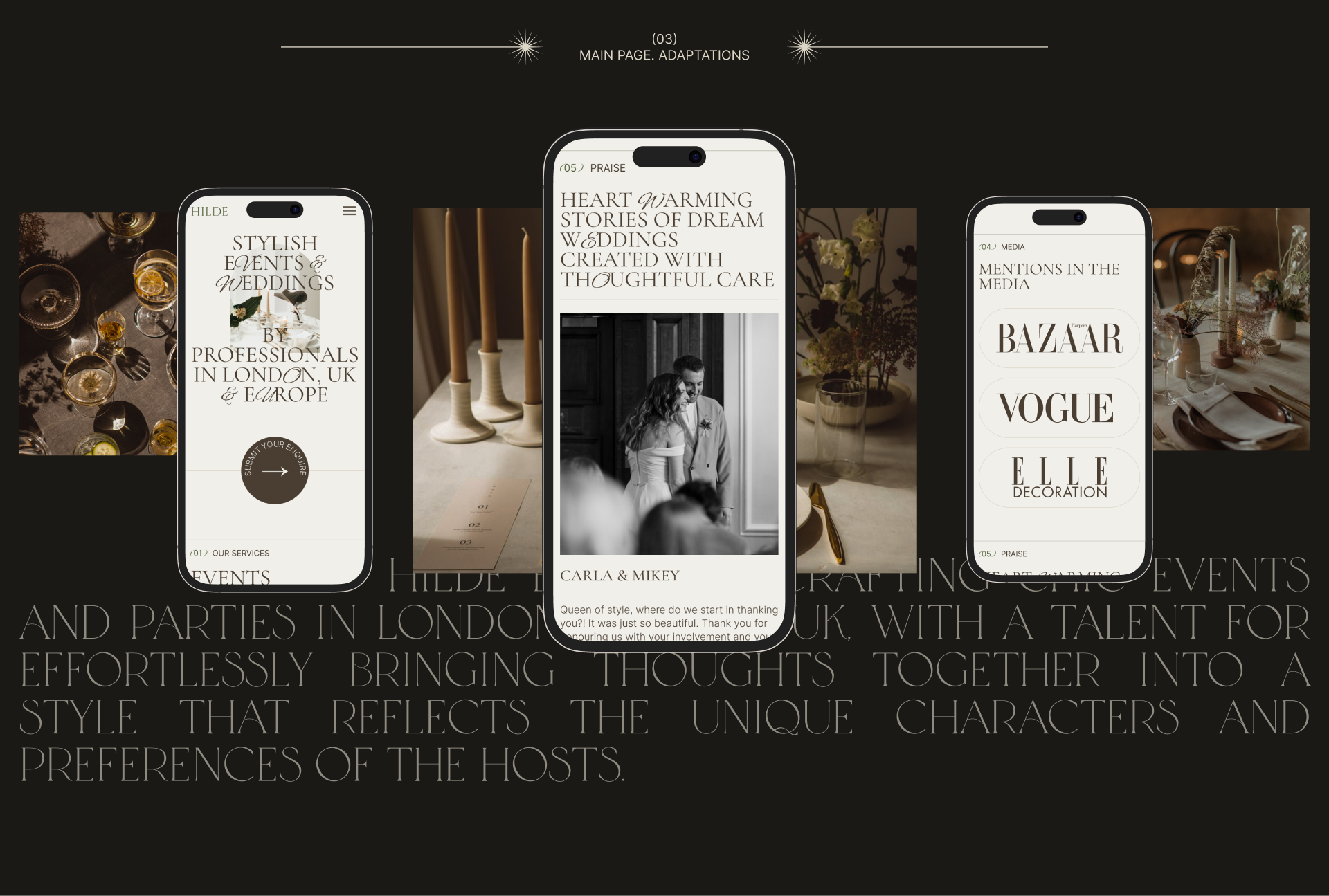 HILDE | Corporate website redesign — Изображение №5 — Интерфейсы на Dprofile
