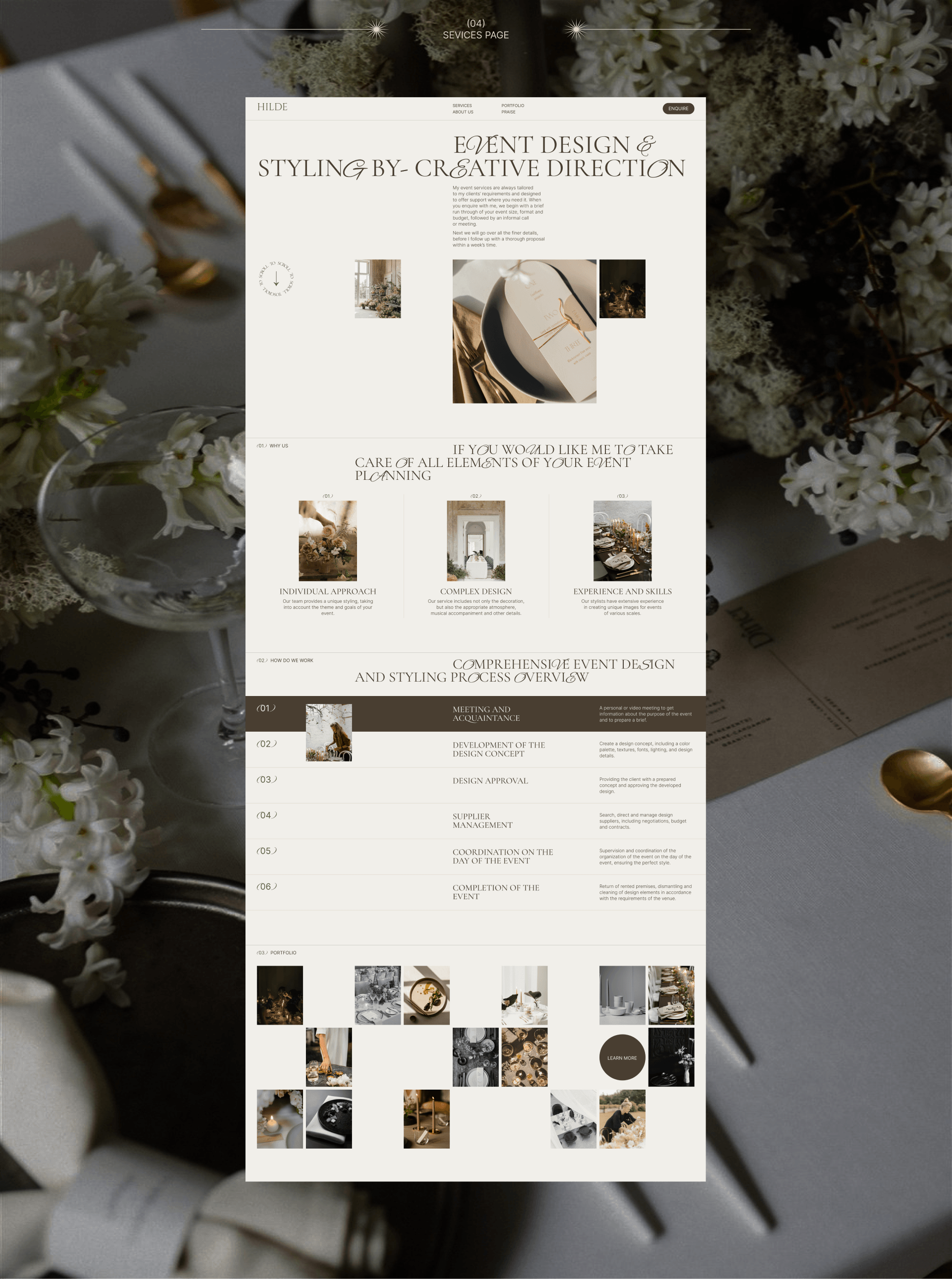 HILDE | Corporate website redesign — Изображение №7 — Интерфейсы на Dprofile