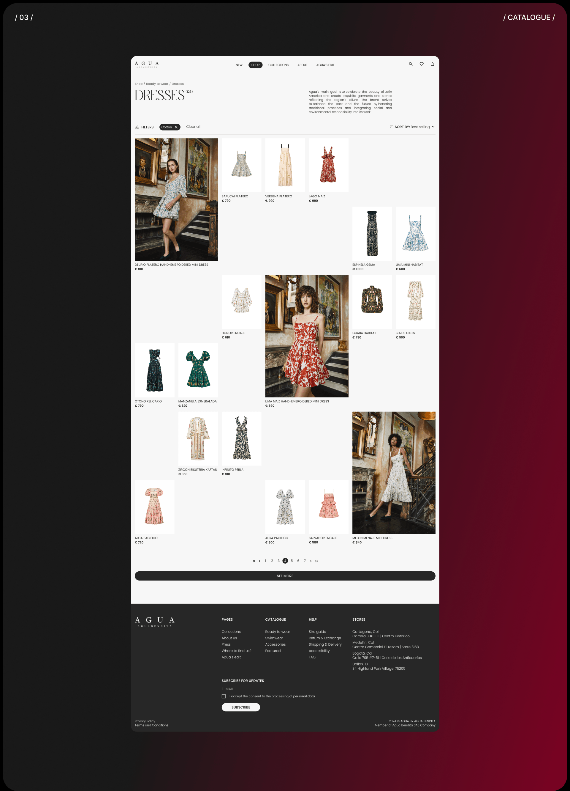 AGUA BU AGUA BENDITA| E-commerce redesign concept — Изображение №5 — Интерфейсы на Dprofile