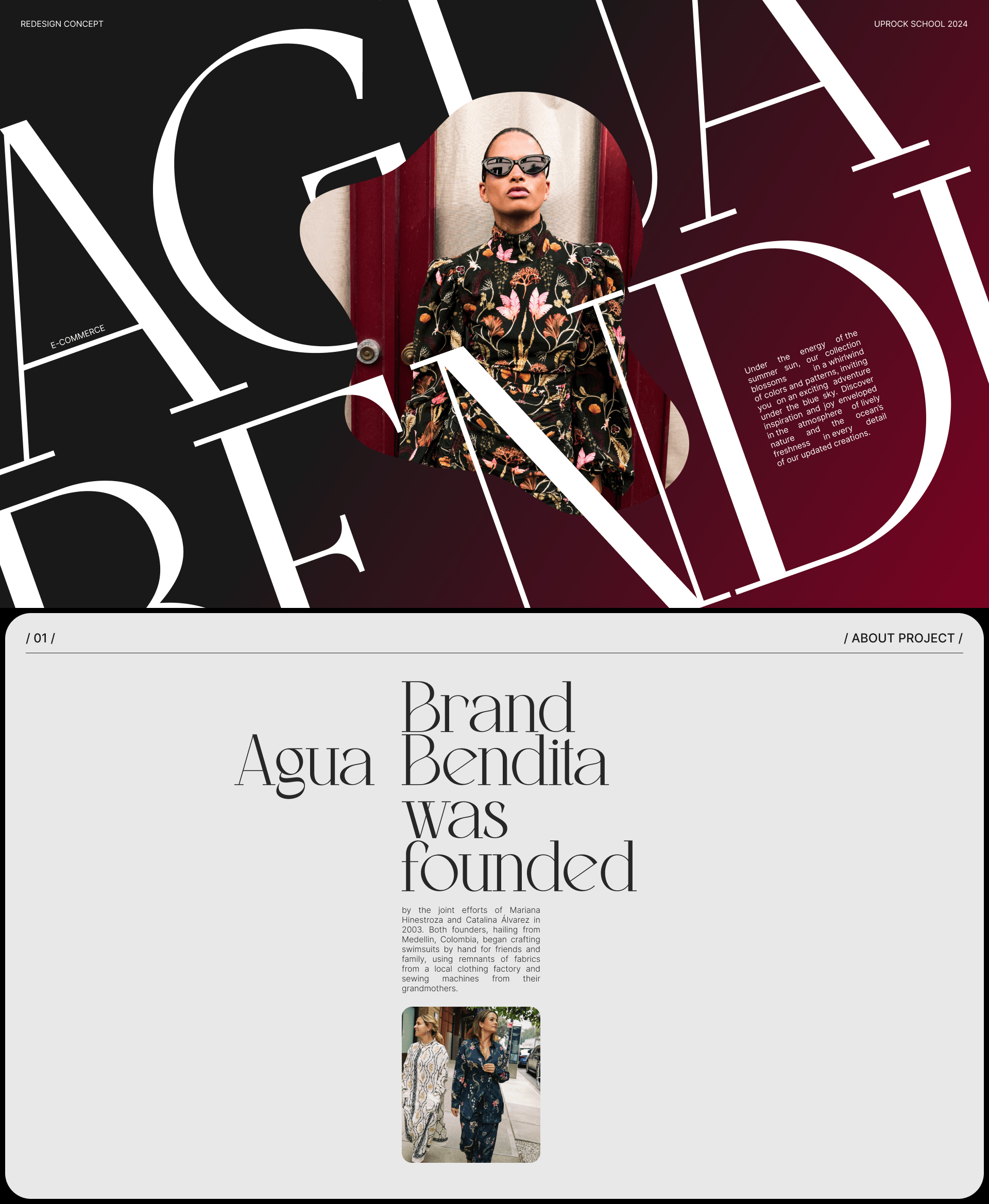 AGUA BU AGUA BENDITA| E-commerce redesign concept — Изображение №1 — Интерфейсы на Dprofile