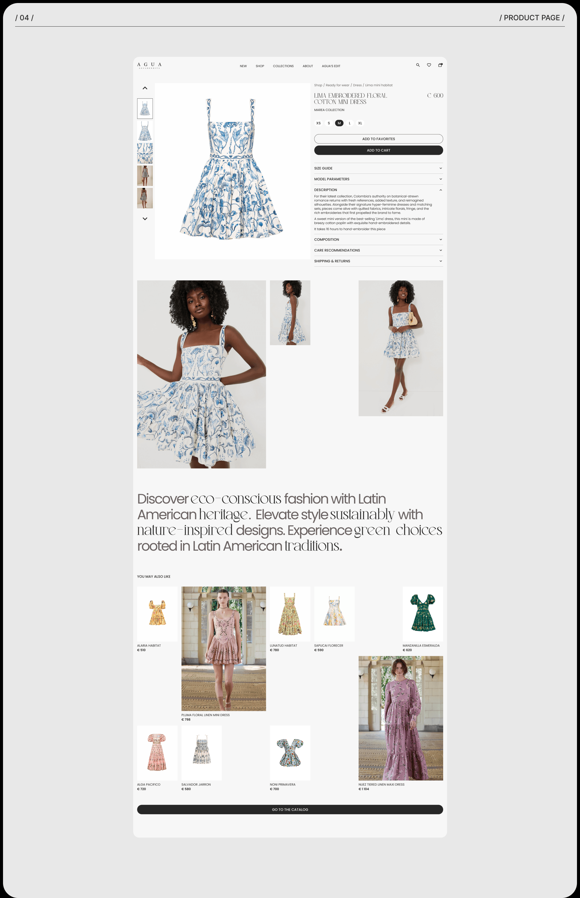 AGUA BU AGUA BENDITA| E-commerce redesign concept — Изображение №7 — Интерфейсы на Dprofile