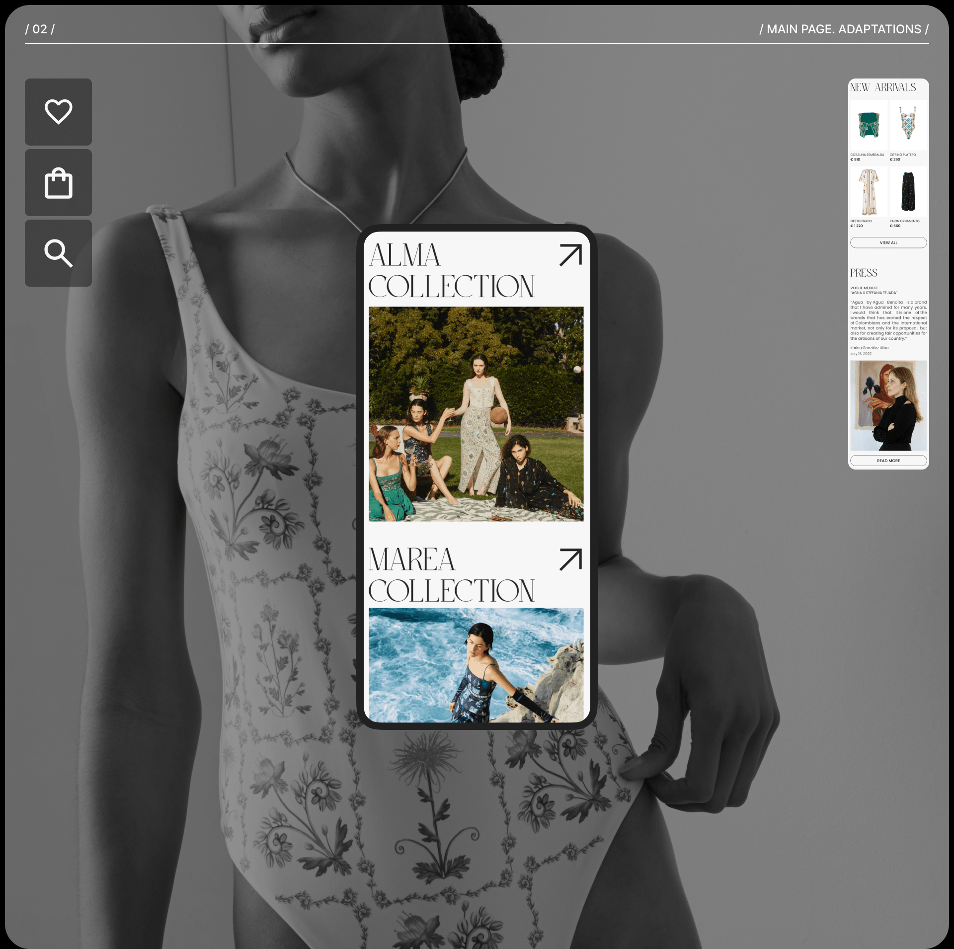 AGUA BU AGUA BENDITA| E-commerce redesign concept — Изображение №3 — Интерфейсы на Dprofile