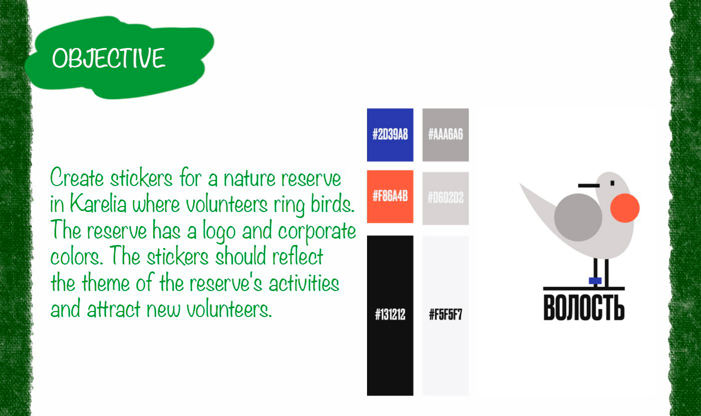 Telegram stickers for nature sanctuarie Volost — Изображение №2 — Брендинг, Иллюстрация на Dprofile