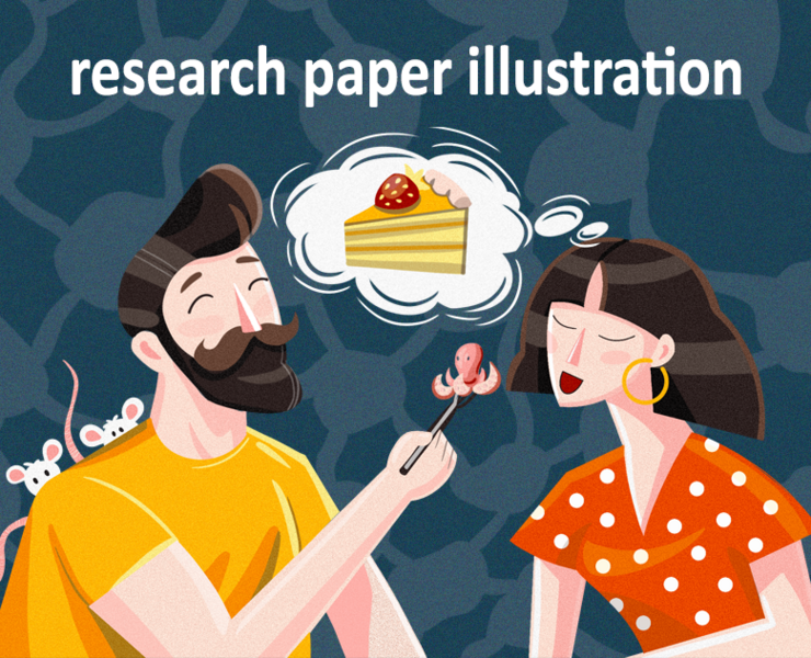 research paper illustration — Иллюстрация, Графика на Dprofile