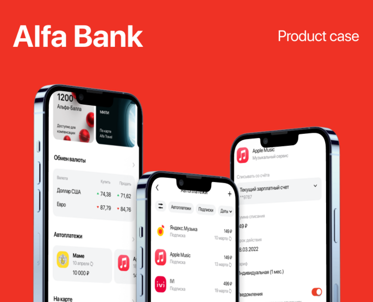 Alfa Bank — Интерфейсы на Dprofile